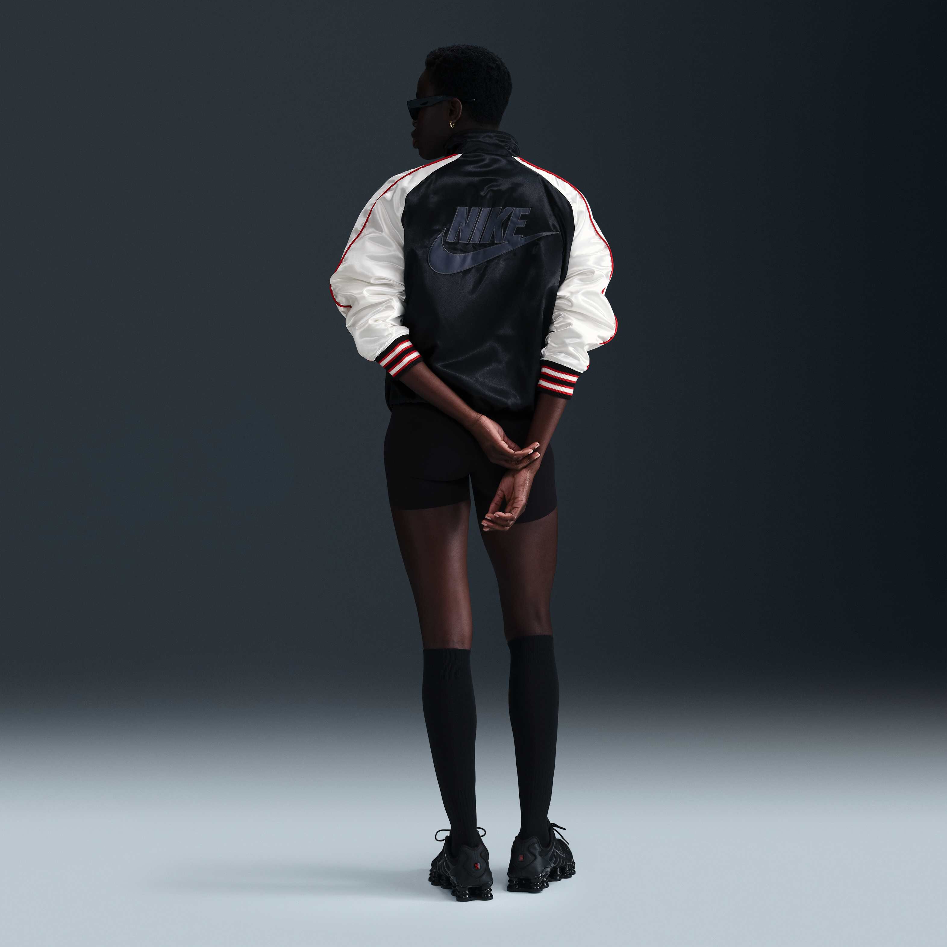 Buy Nike Sportswear Women's Oversized Jacket - Black/Sail