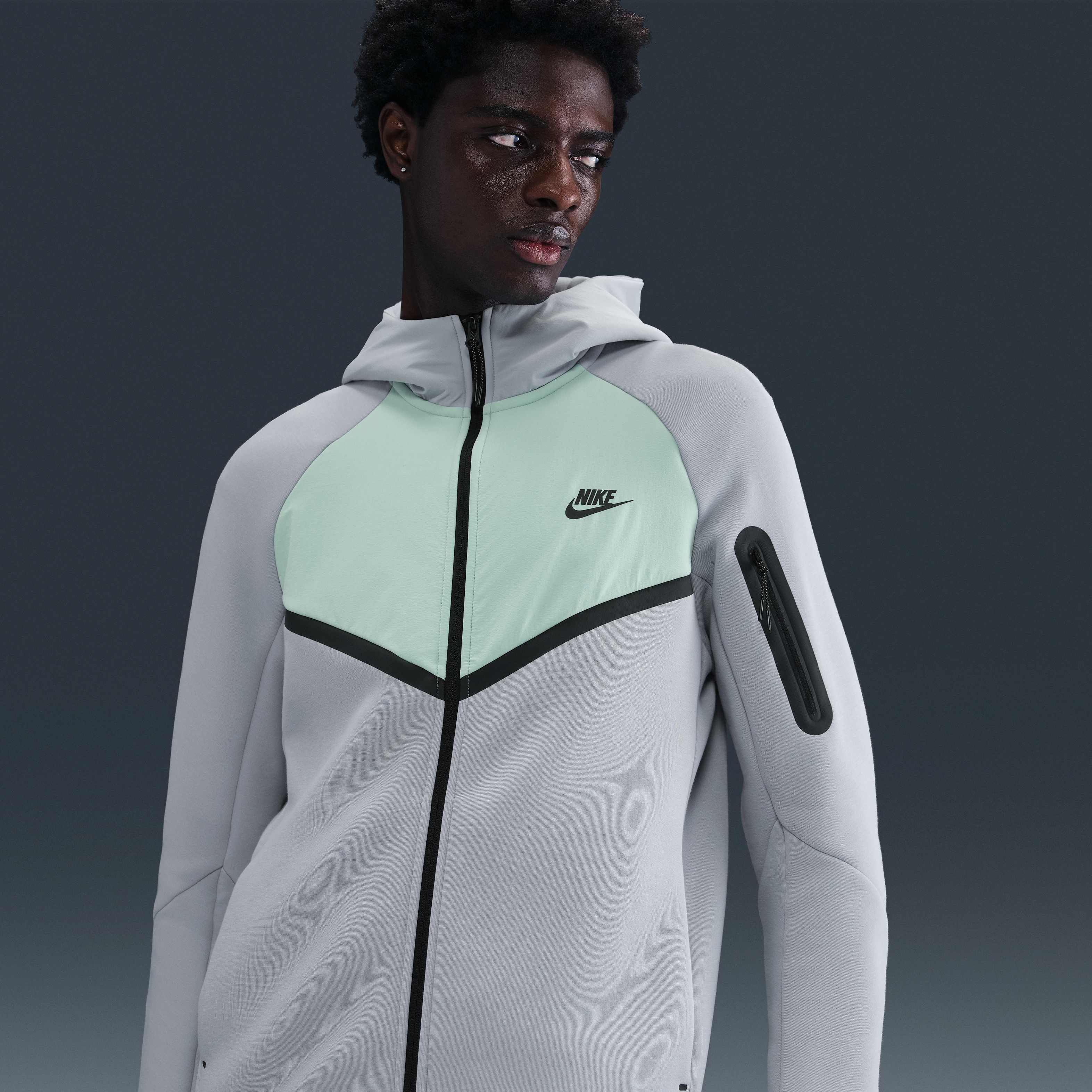 ウォーキング・ランニングウェア NIKE TECH FLEECE M Buy Nike Tech Men's Fleece Windrunner Full-Zip Jacket - Wolf