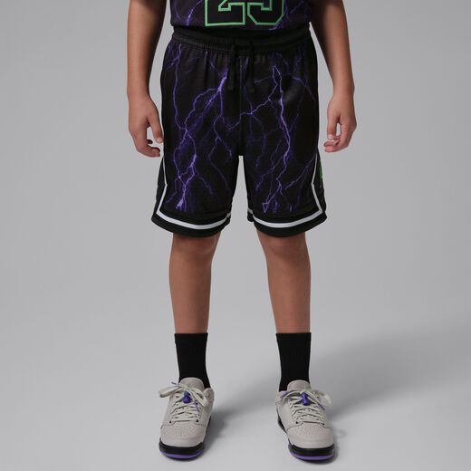 Kids' Shorts-JRDN, Jordan Dri-FIT, Older Kids' MJ Printed Sport Diamond Shorts