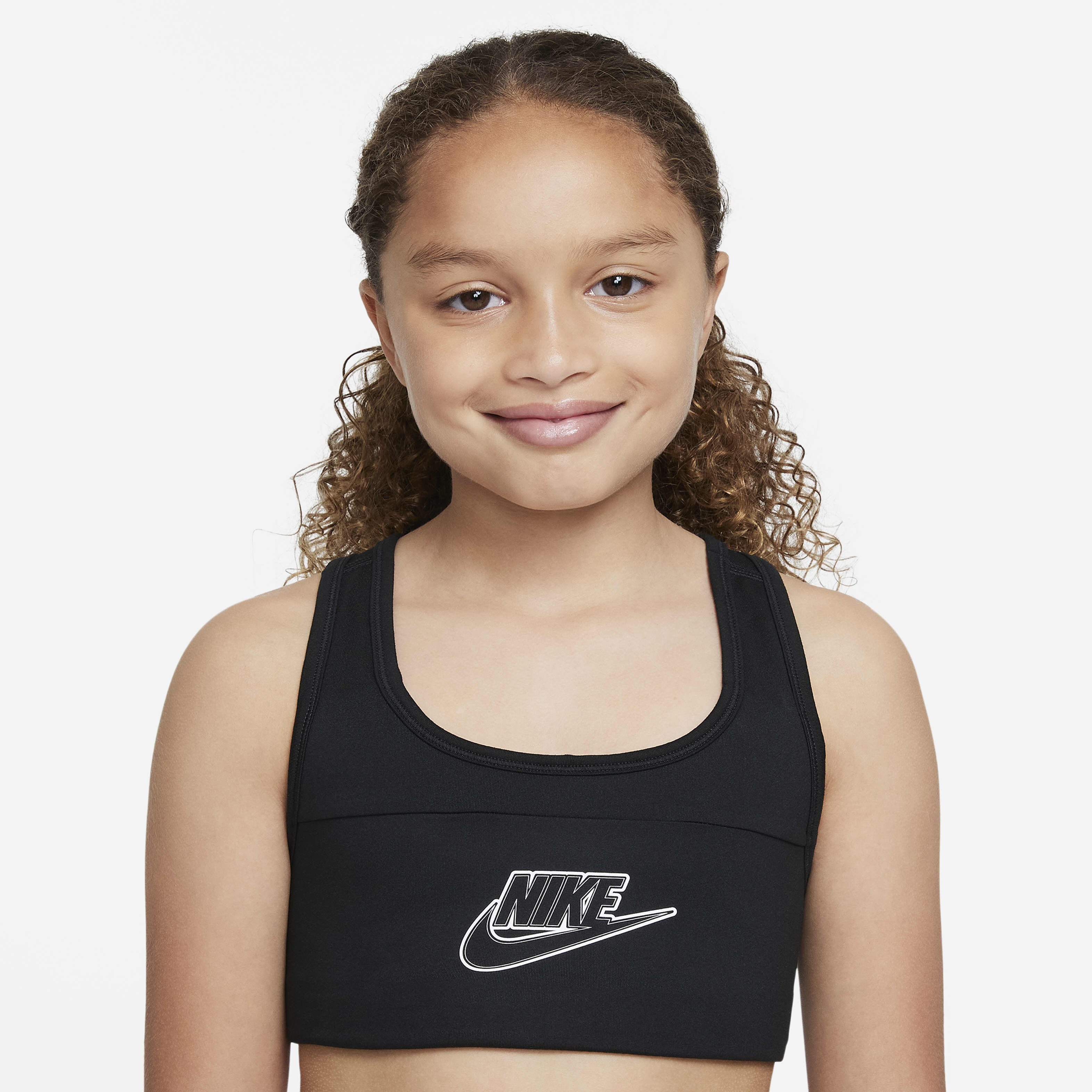 Buy Nike Swoosh Older Kids Girls Dri FIT Sports Bra Nike Kuwait Official