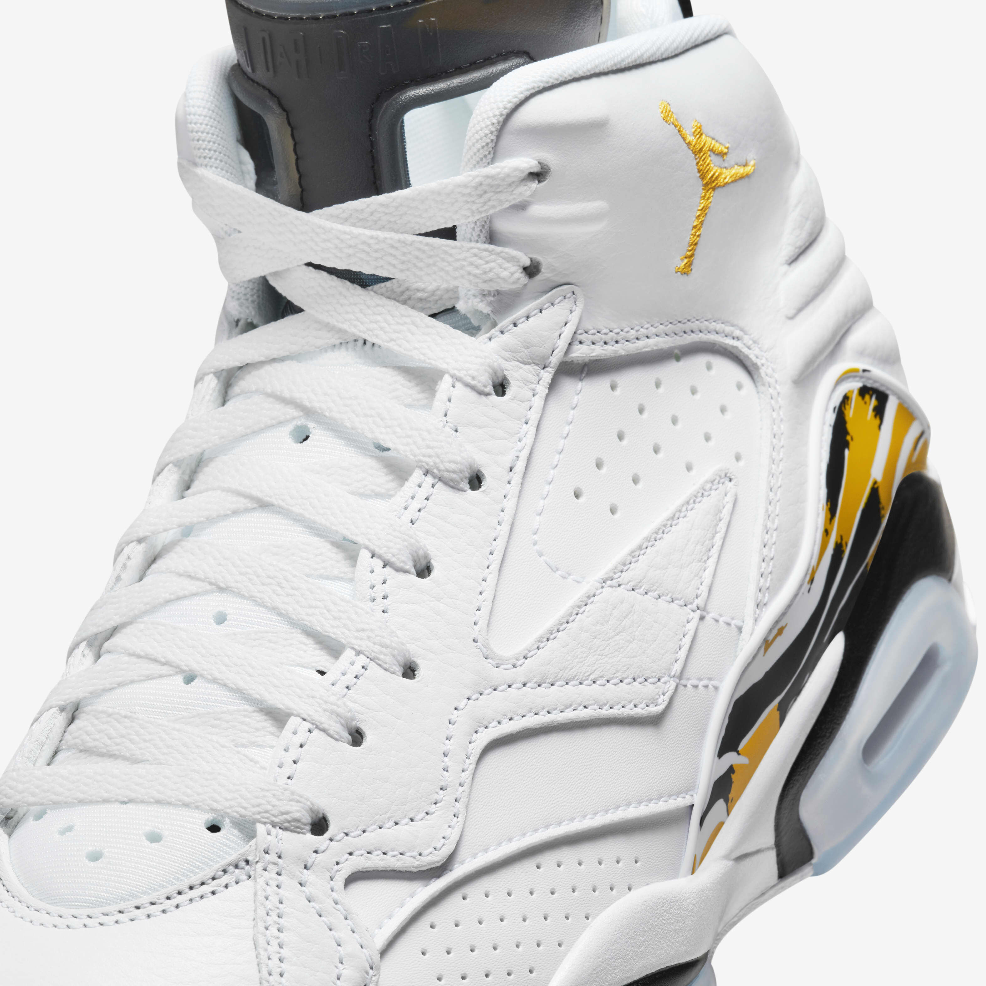 Buy Jumpman MVP Men's Shoes - White/Black/Yellow Ochre