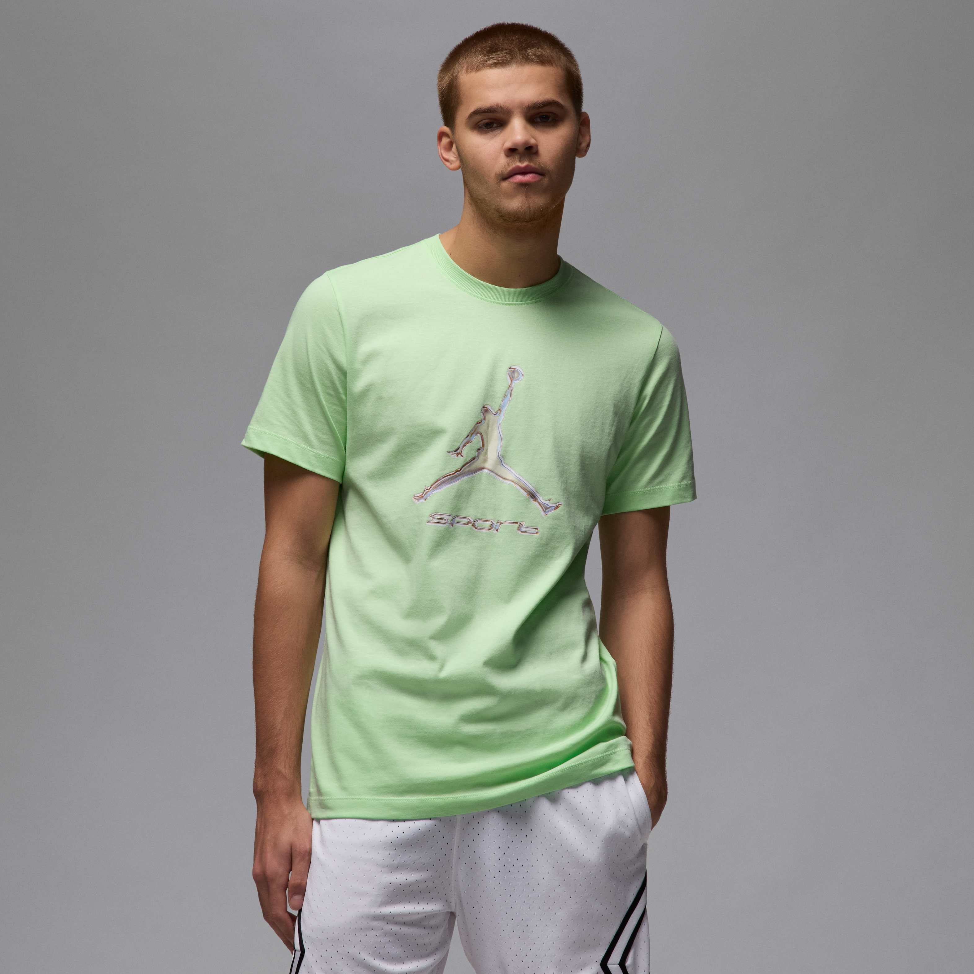 Buy Jordan Sport Men's Dri-FIT T-Shirt - Vapour Green/White