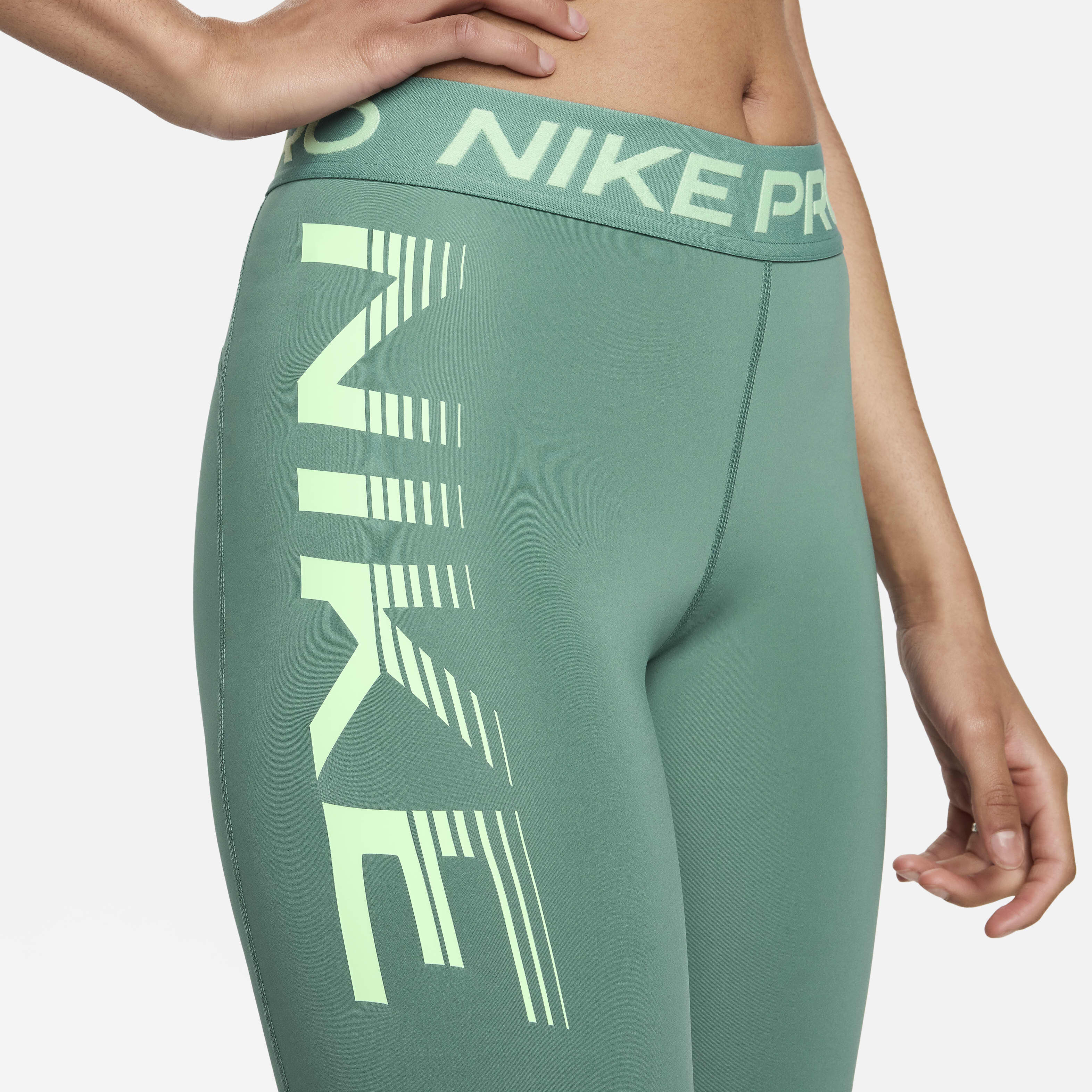 Buy Nike Pro Women s Mid Rise 7 8 Graphic Leggings Nike Kuwait Official