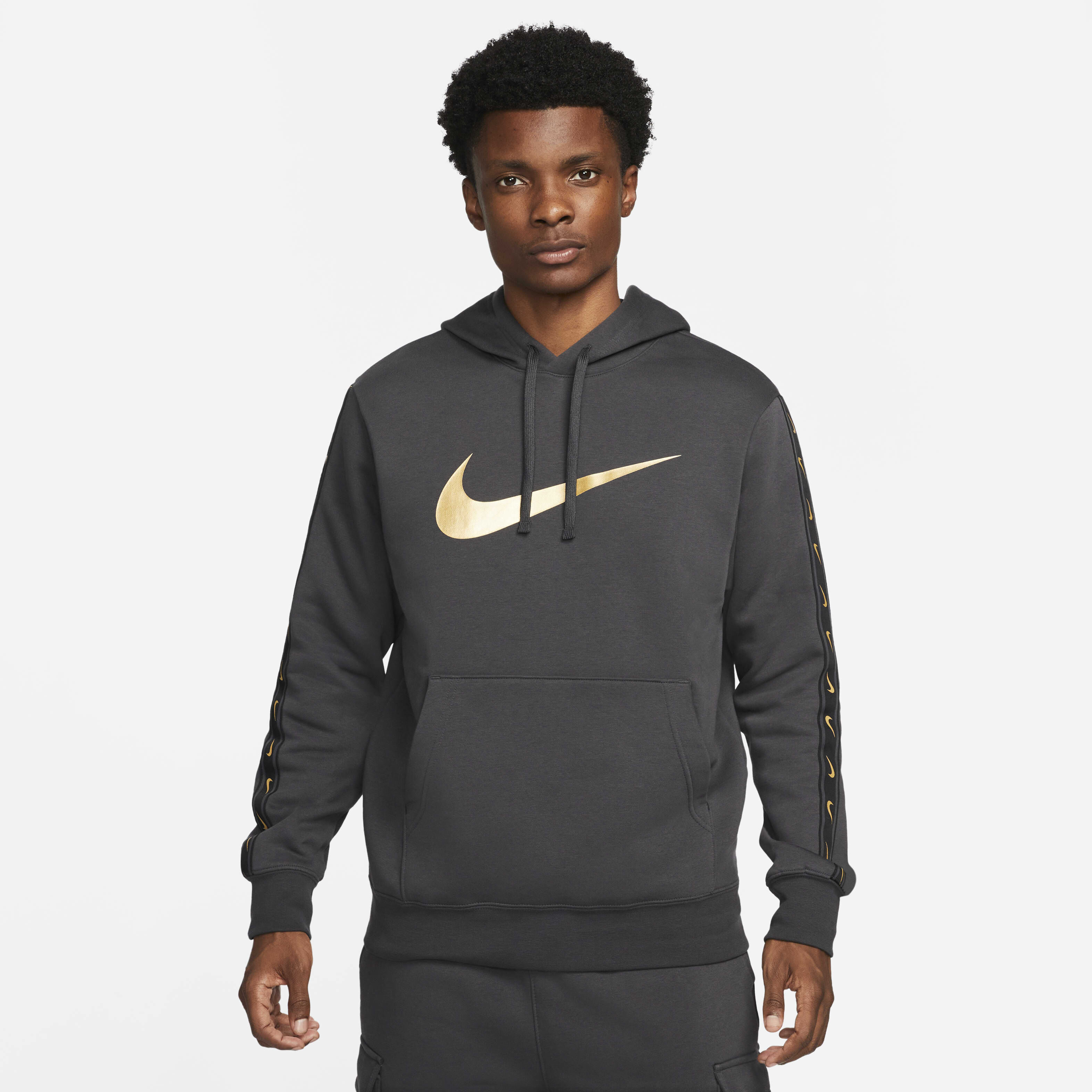 black and gold nike sweater
