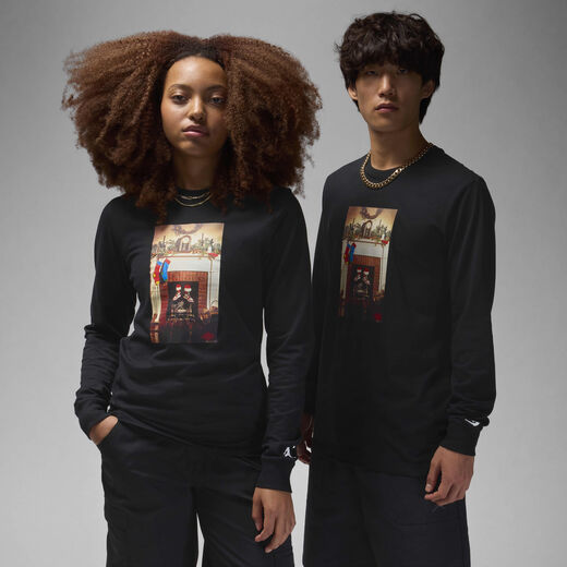 New In Men's Tops & T-Shirts-Jordan, Jordan Jumpman Chimney, Men's Long-Sleeve T-Shirt