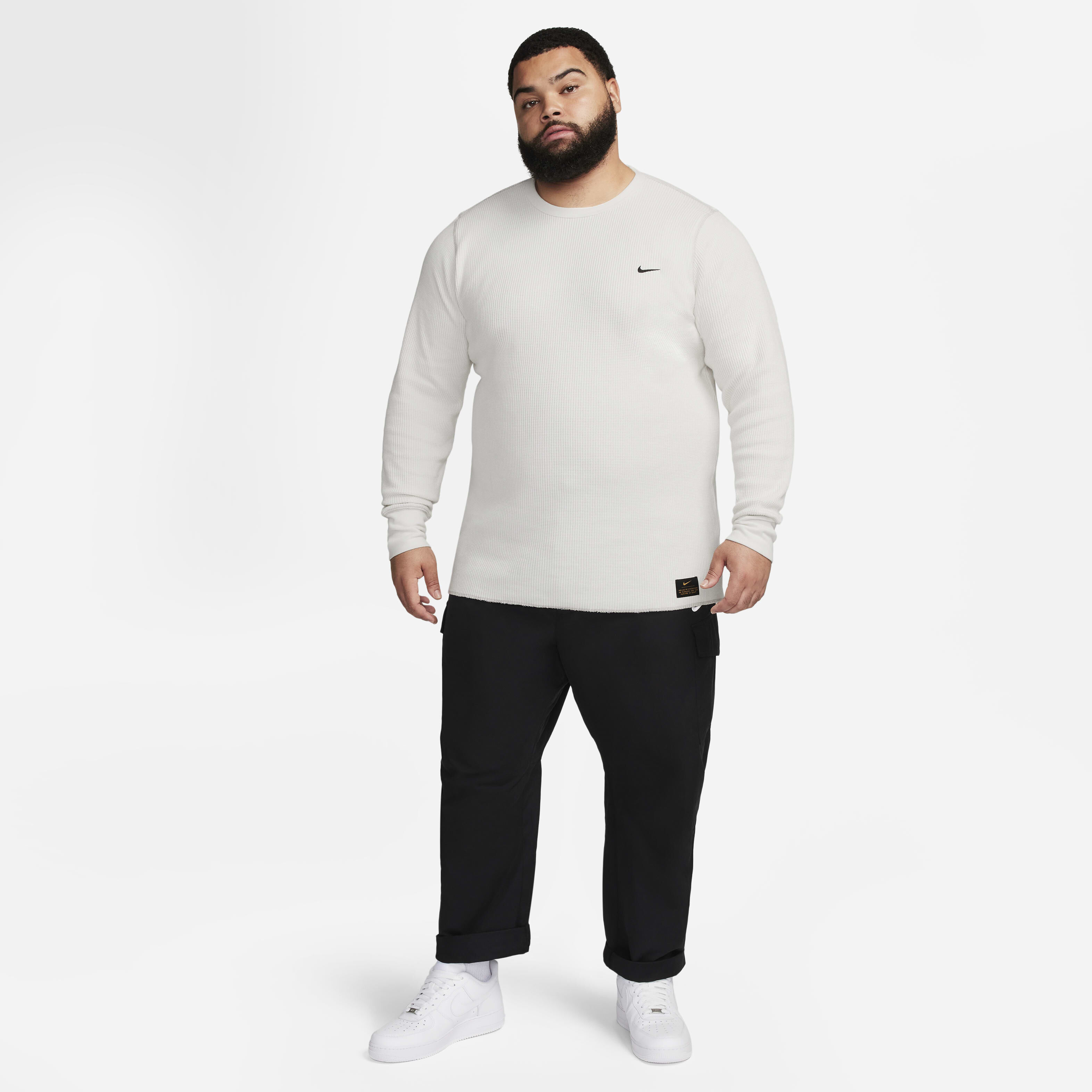 Buy Nike Life Men's Long-sleeve Heavyweight Waffle Top