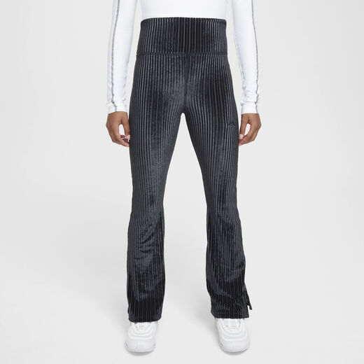 Cozy and Shine Packs-Nike, Nike Sportswear, Older Kids' (Girls') High-Waisted Flared Ribbed Leggings