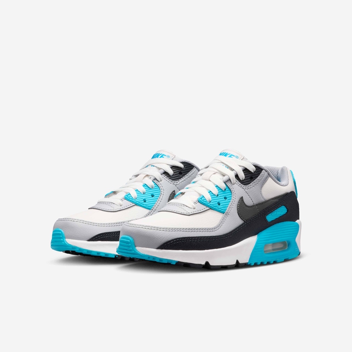 Buy Nike Air Max 90 LTR Older Kids' Shoes Platinum Tint/Blue