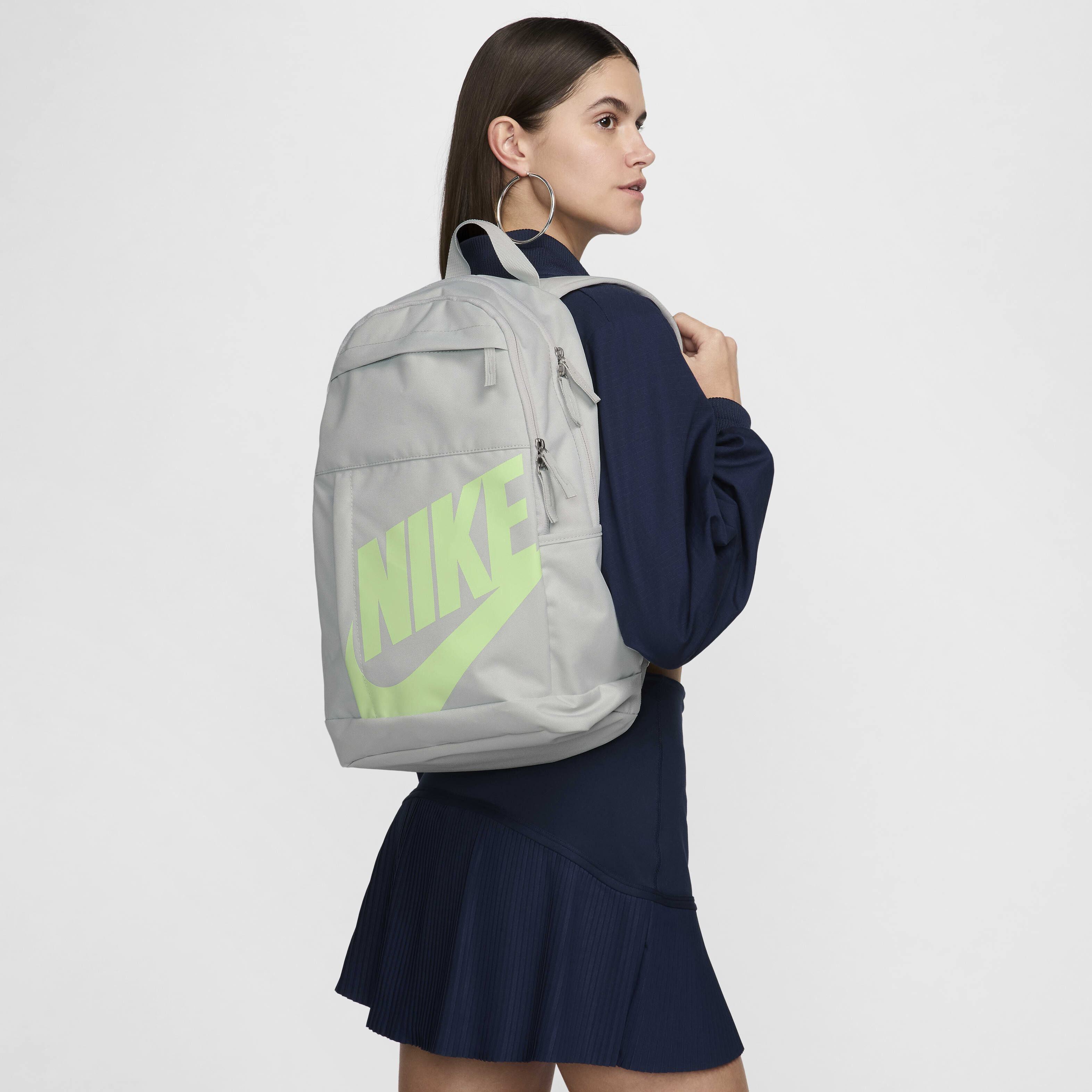 Buy Nike Backpack 21L Light Silver Light Silver Vapour Green Nike Kuwait Official