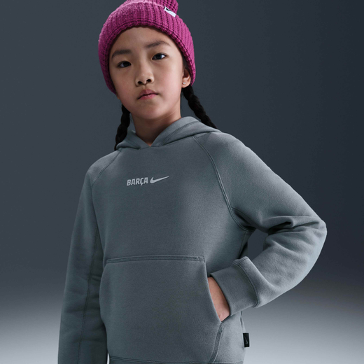Winter Wear-Nike, F.C. Barcelona Air, Older Kids' Nike Football Pullover Hoodie