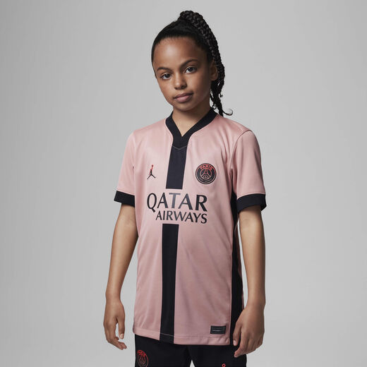 Kits & Jerseys-Jordan, Paris Saint-Germain 2024/25 Stadium Third, Older Kids' Jordan Dri-FIT Football Replica Shirt