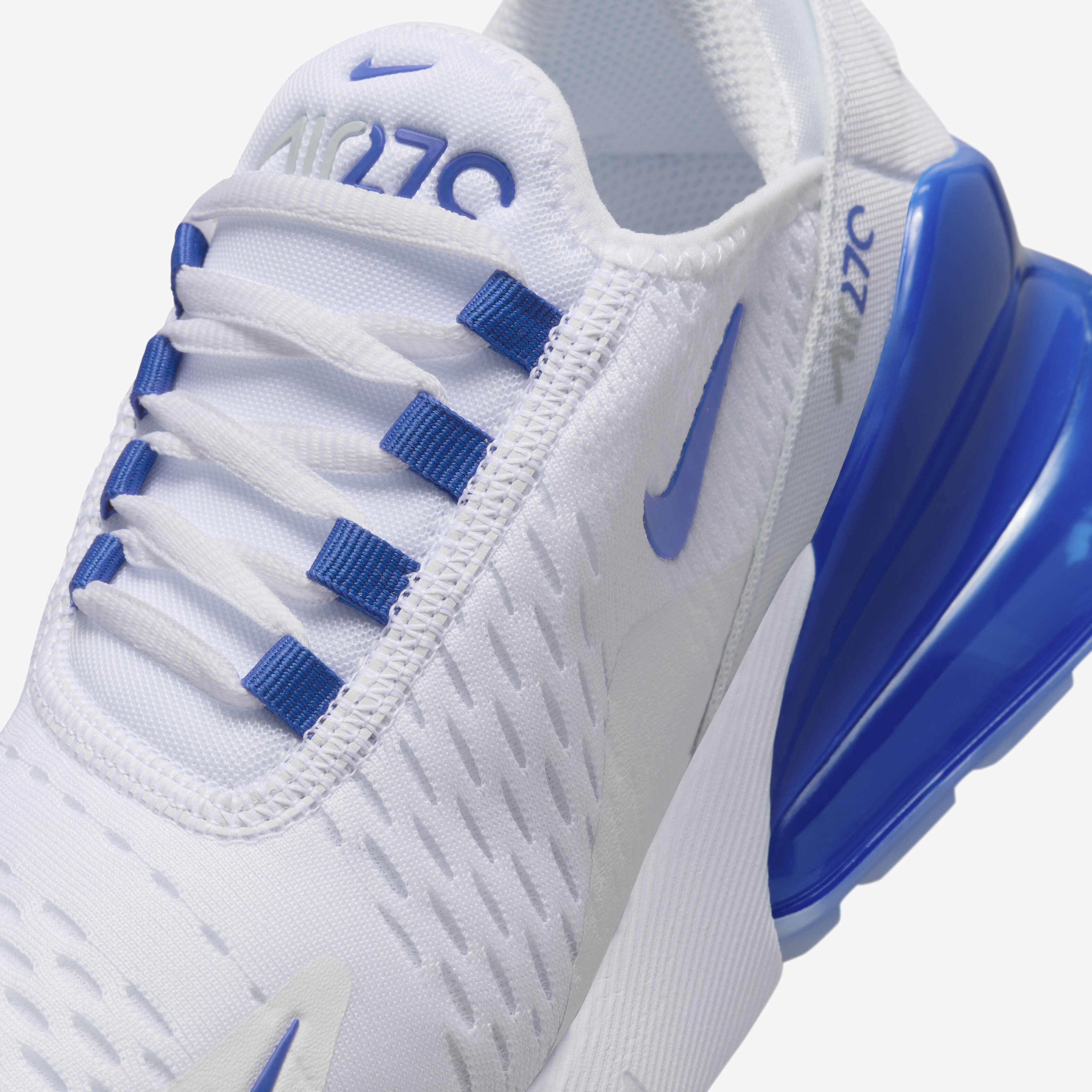 Buy Nike Air Max 270 Older Kids Shoes White Wolf Grey White Game Royal Nike Kuwait Official