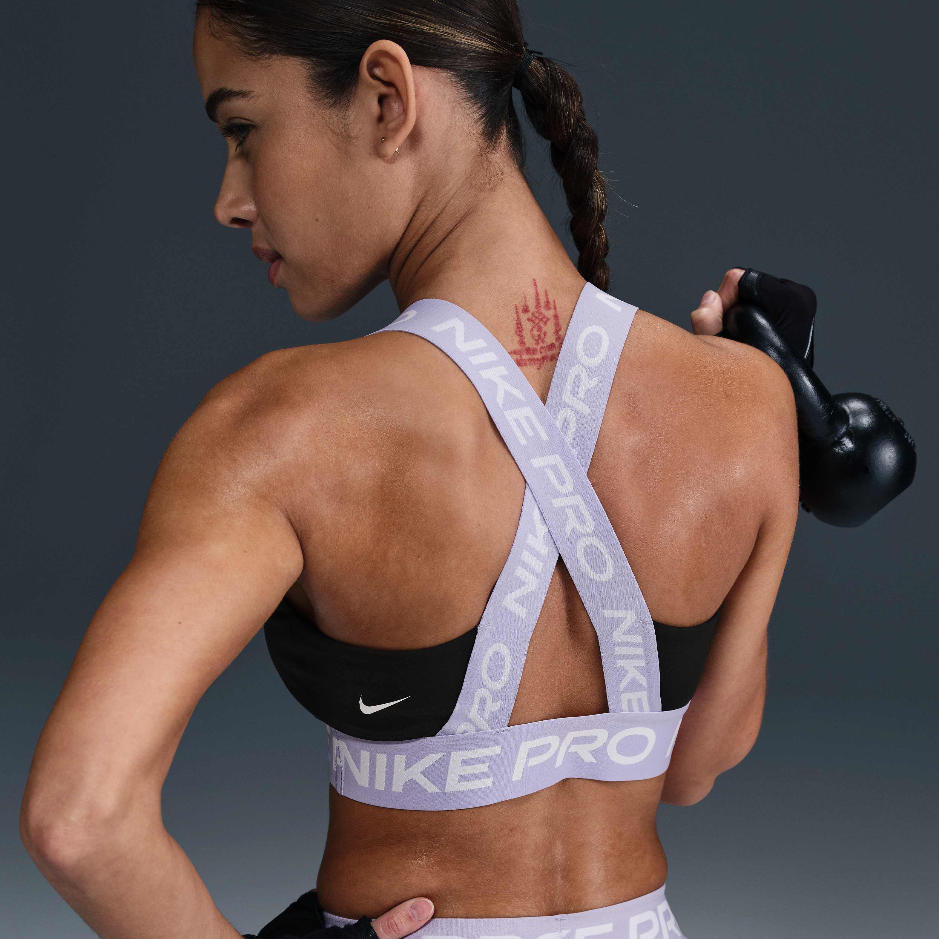 Buy Nike Pro Women's Light-Support Non-Padded Sports Bra - Black