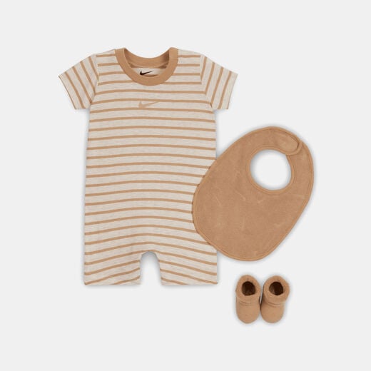 Clothing-Nike, Nike, Baby 3-Piece Romper and Terry Set