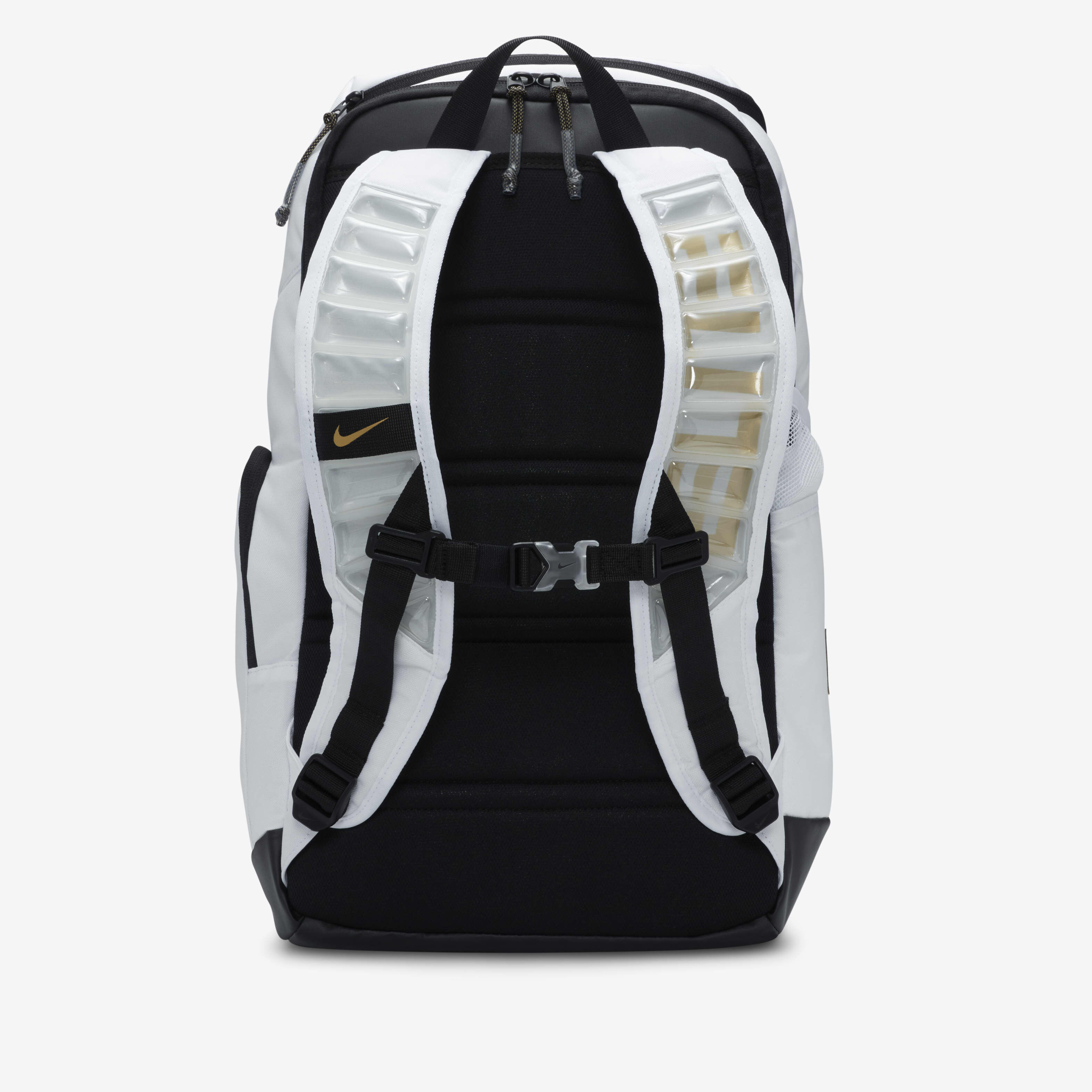 Nike hoops elite backpack black and gold discount