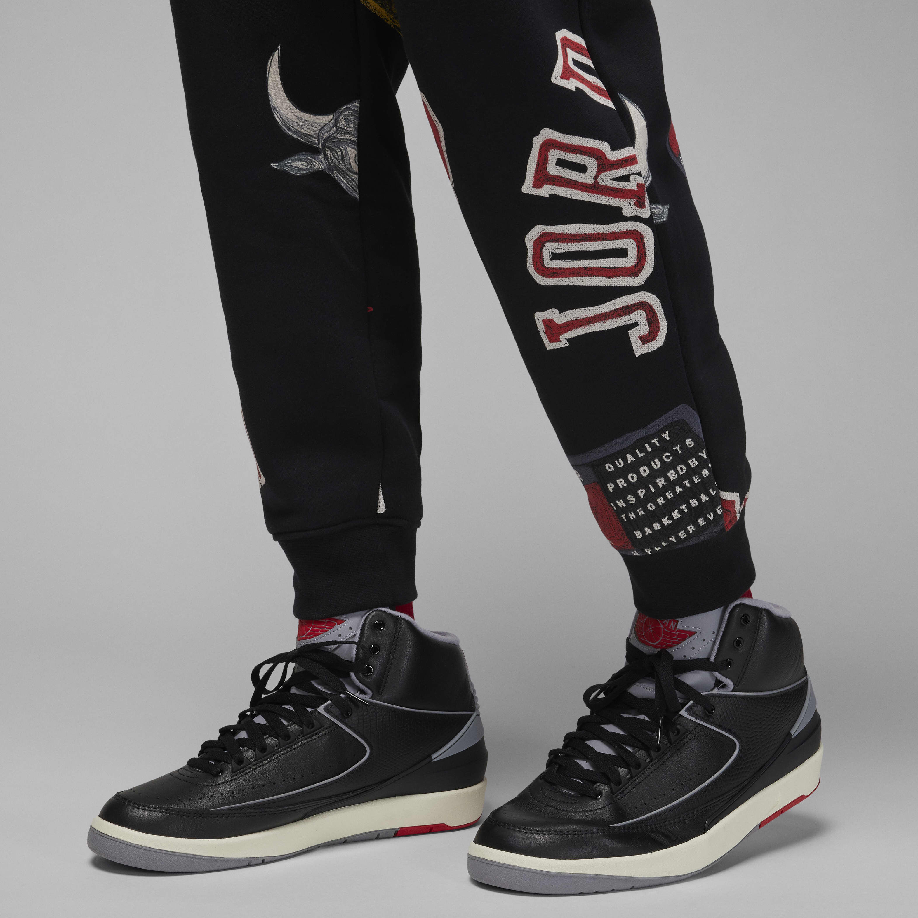 Buy Jordan Brooklyn Fleece Men's Sweatpants - Black/Sail