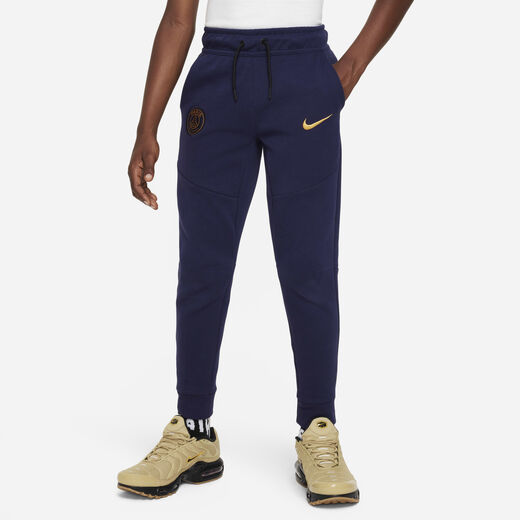Trousers & Tights-Nike, Paris Saint-Germain Tech Fleece, Older Kids' (Boys') Nike Football Pants