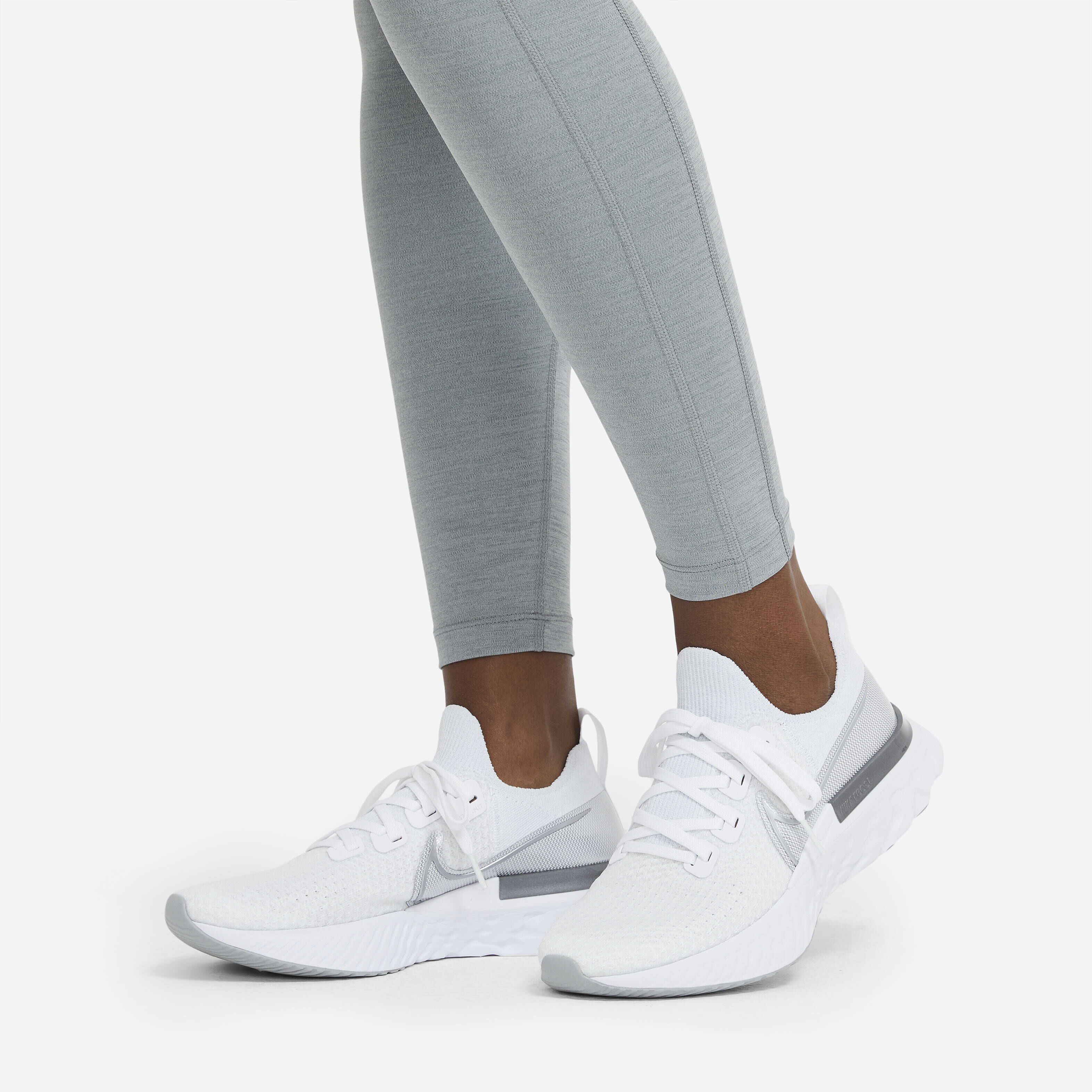 Buy Nike Epic Fast Women s Mid Rise Pocket Running Leggings Smoke Grey Heather Nike Kuwait Official