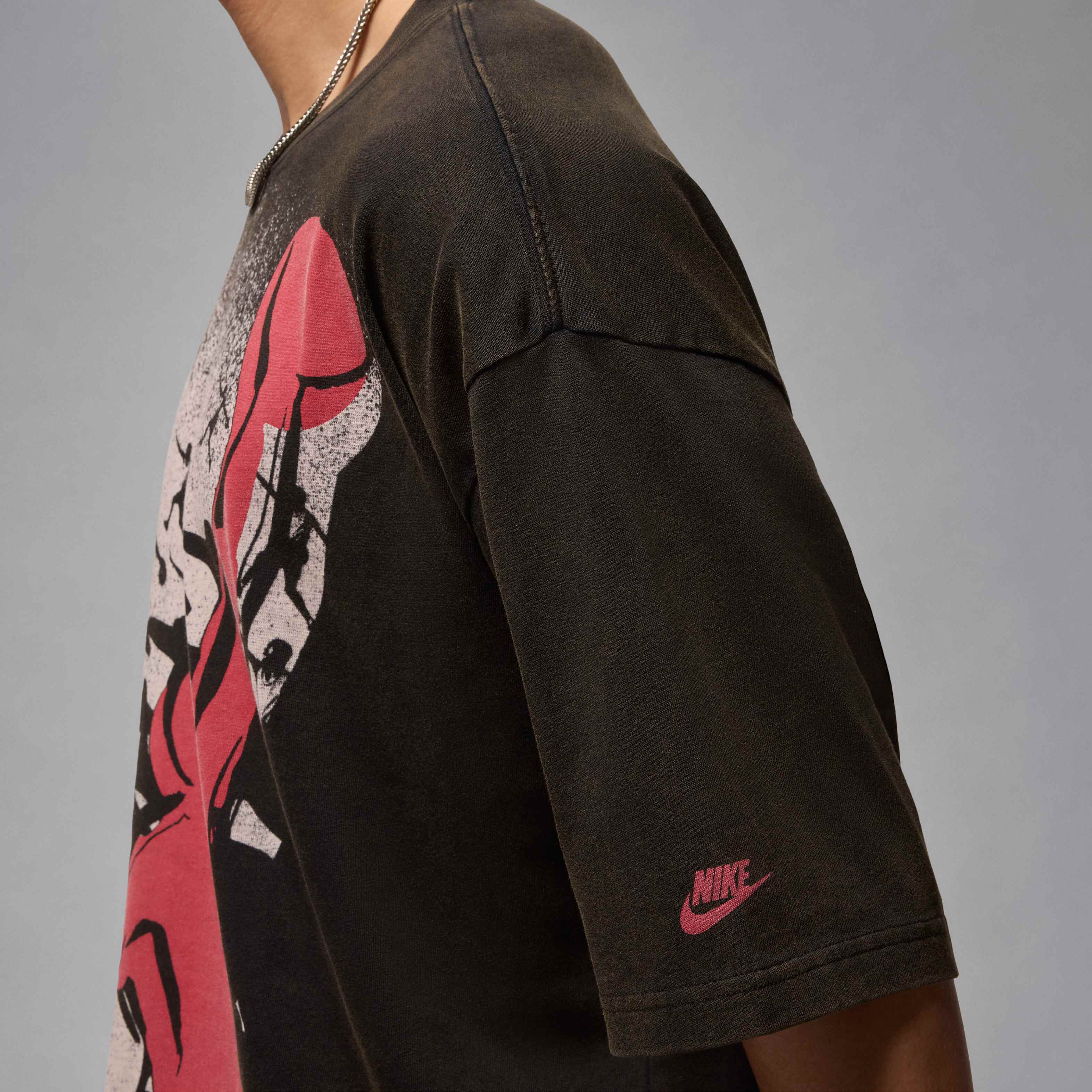★Nike★ Jordan Seoul T-Shirt M Black HQ0390010 HQ0390-010 Jordan Men's Oversized Reissue T-Shirt. Nike CA