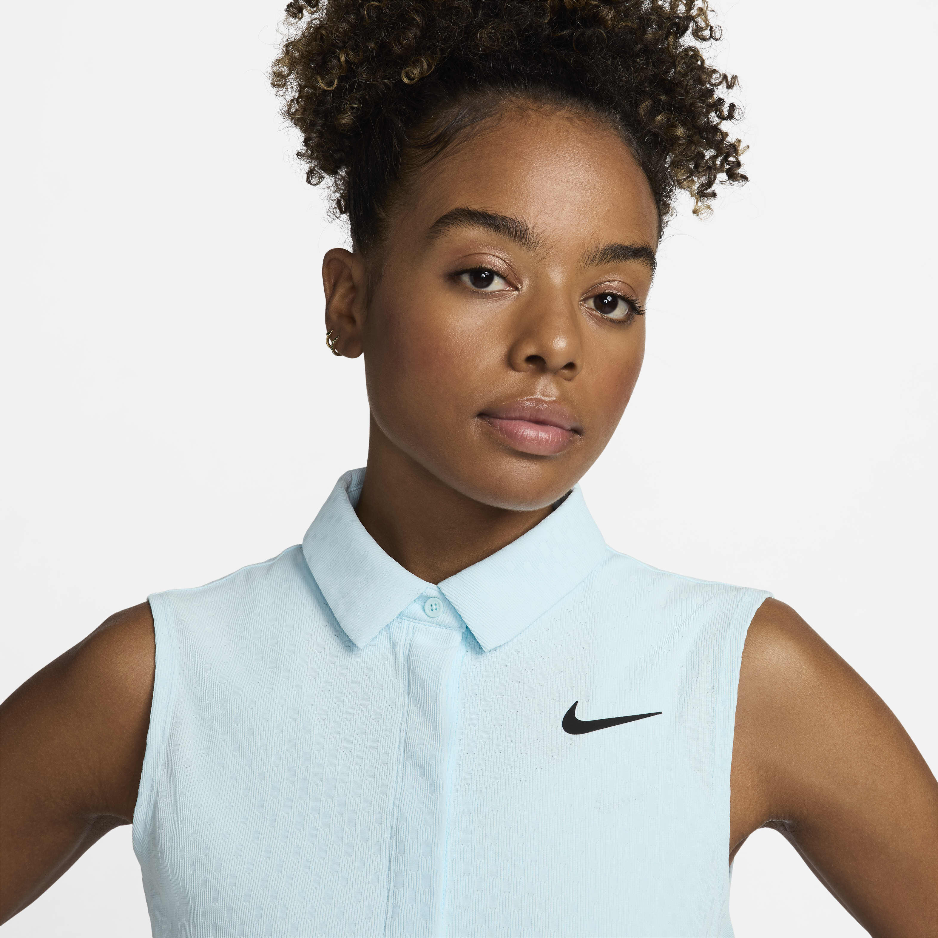 Nike ladies sleeveless golf shirts clearance