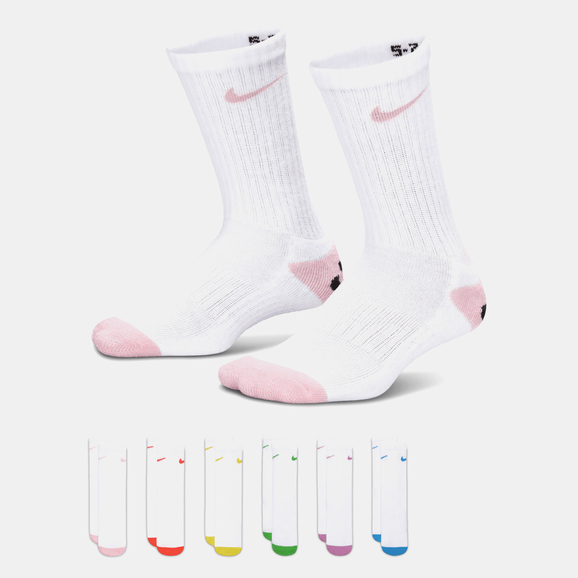 Nike Smiley Crew Socks (6 Pairs) image number 0
