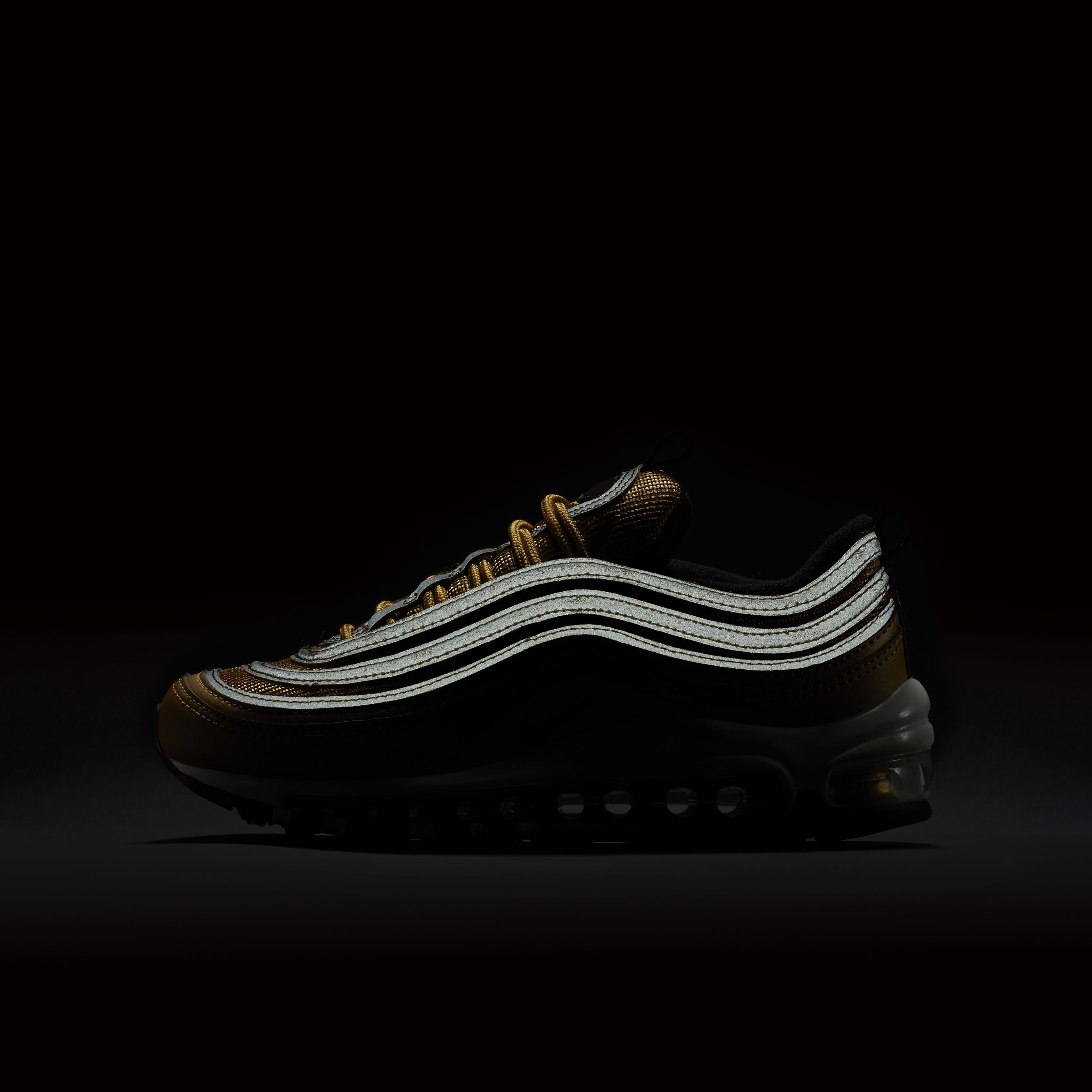 Nike air max 97 gold kids clearance