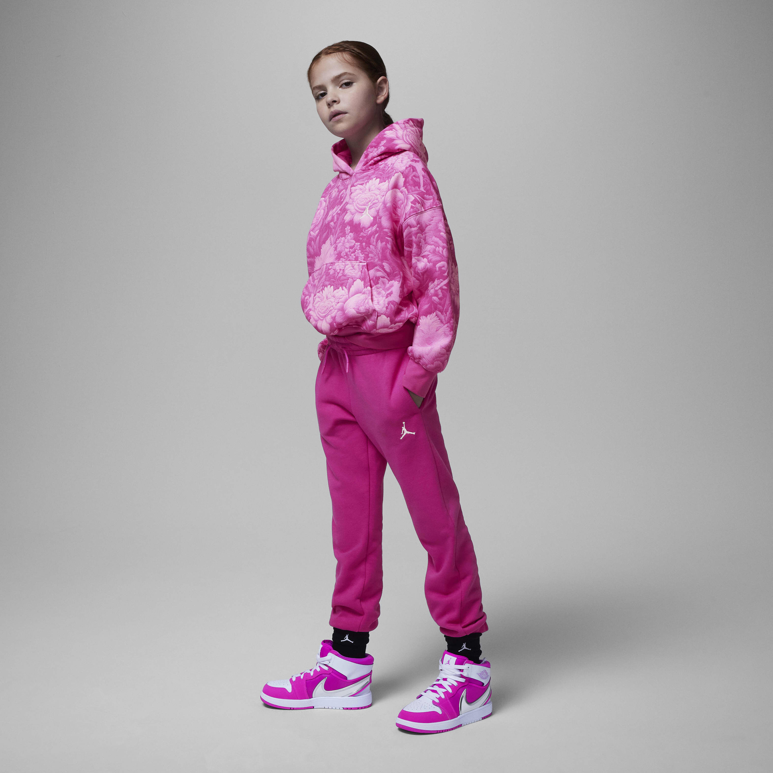 Buy Jordan 1 Mid RM EasyOn Older Kids' Shoes - Fire Pink