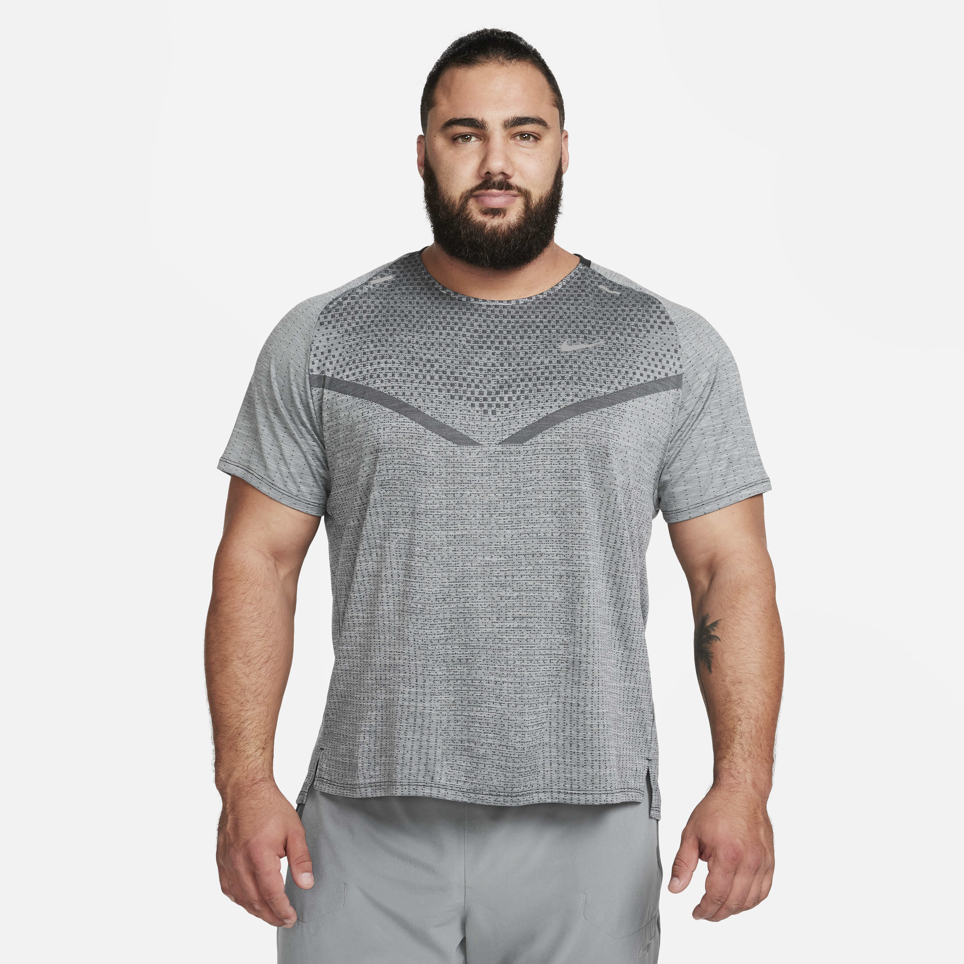 Buy Nike Tech Knit Men s Dri FIT ADV Short sleeve Running Top Nike Kuwait Official