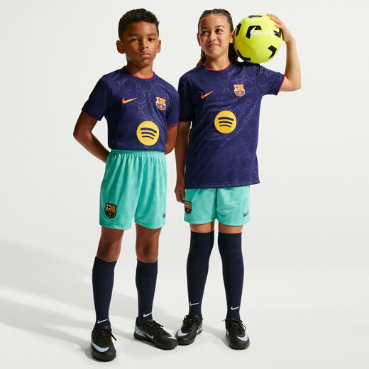 Kids' Shorts-Nike, F.C. Barcelona 2026/27 Stadium Third, Older Kids' Nike Dri-FIT Football Replica Shorts