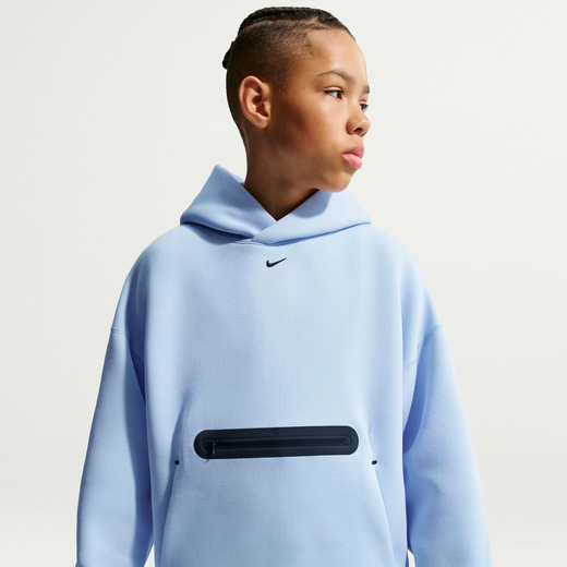 Lifestyle Hoodies & Sweatshirts-Nike, Nike Sportswear Tech Fleece, Older Kids' (Boys') Oversized Pullover Hoodie