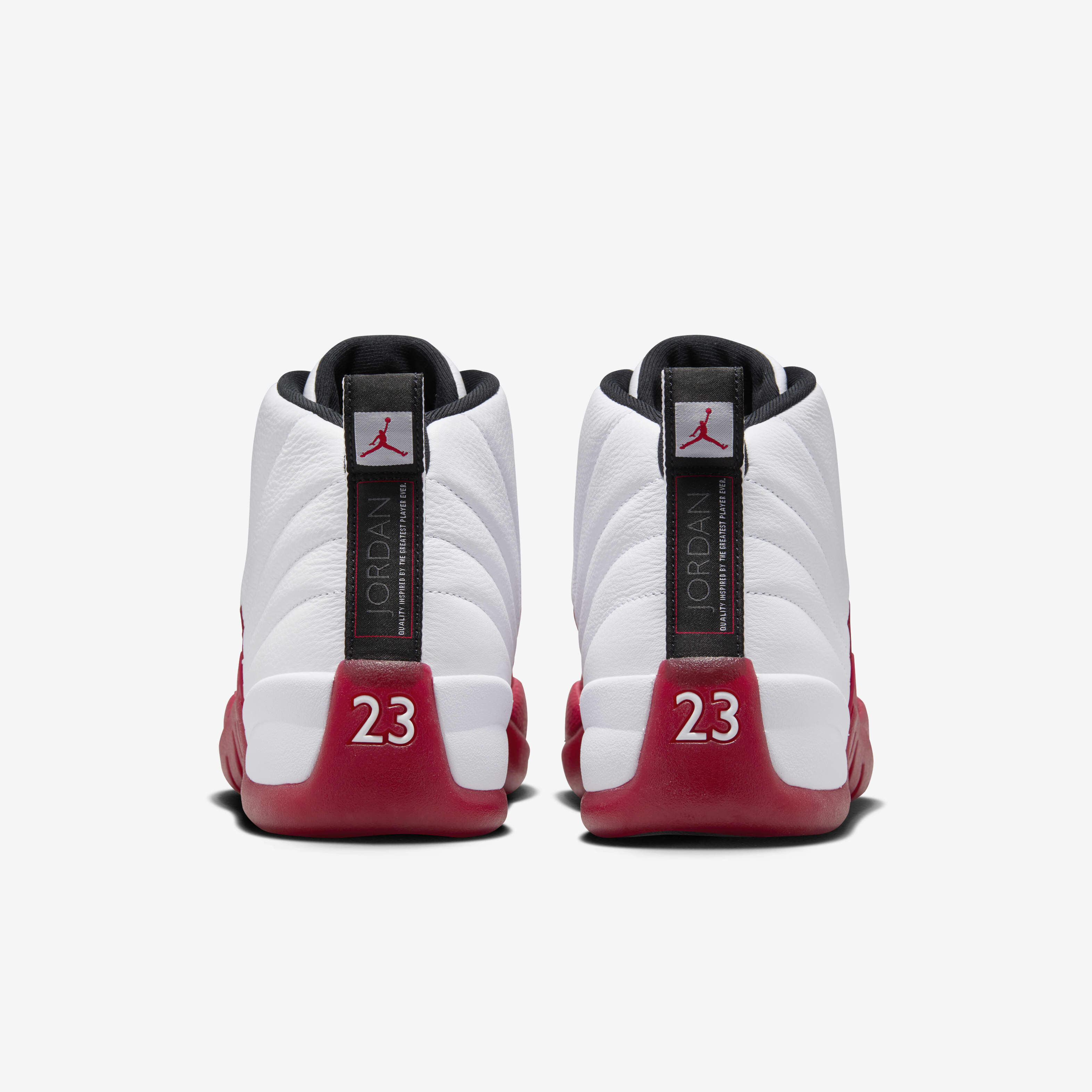 All red jordan 12 mens top