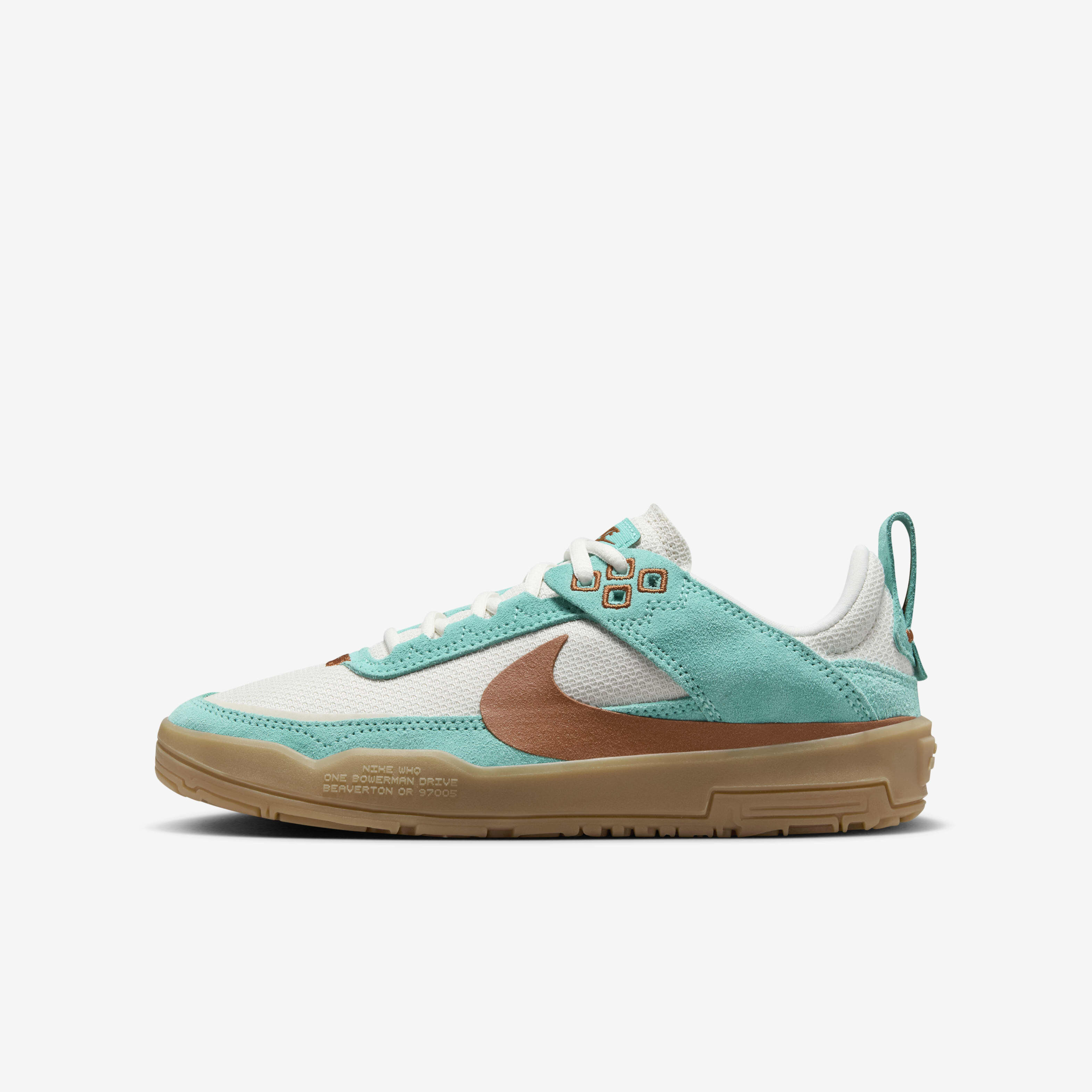 Buy Nike SB Day One Older Kids Skate Shoes Green Frost Phantom Gum Light Brown Dark Russet Nike Kuwait Official