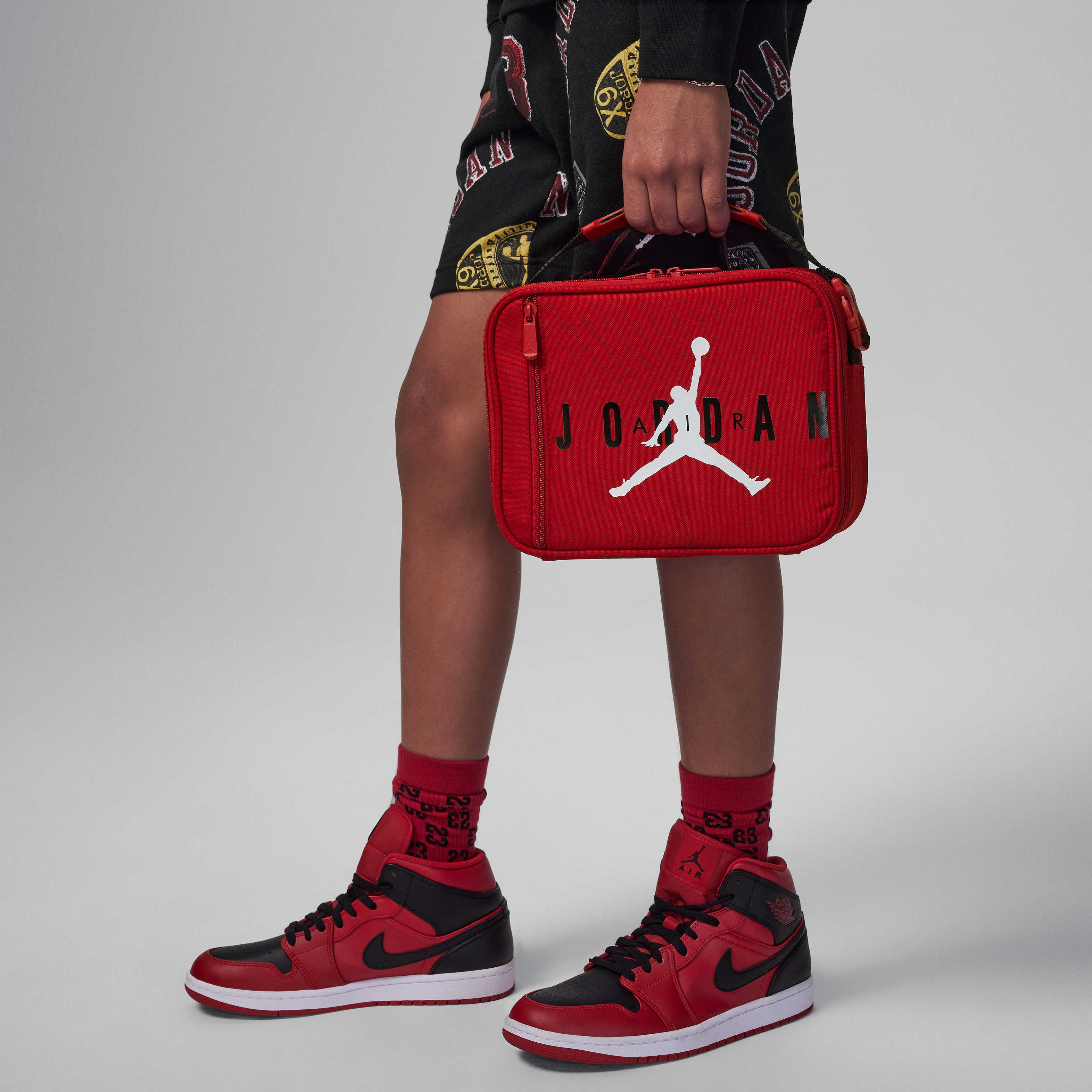nike lunch box red
