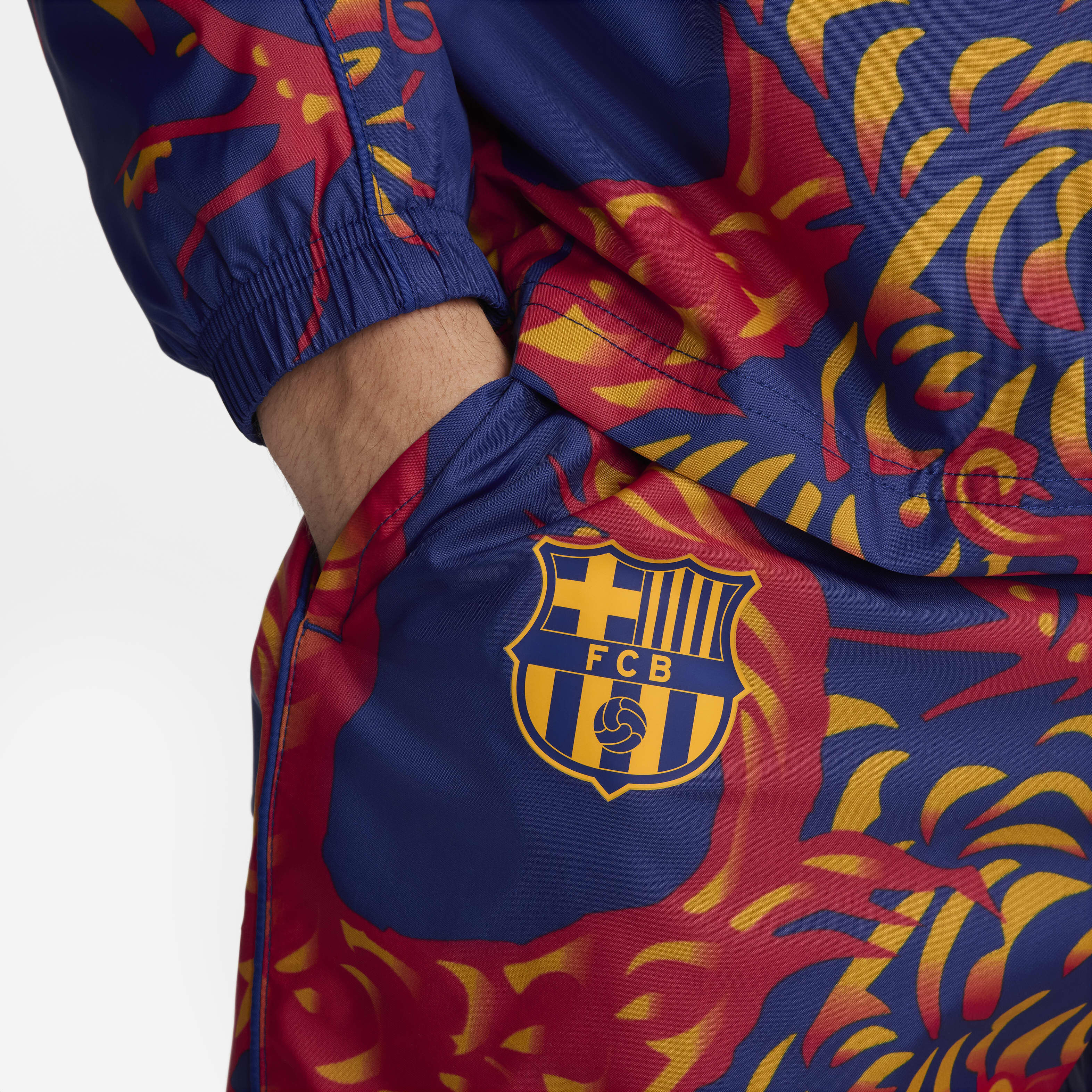Buy F.C. Barcelona Men's Nike Football Woven Tracksuit