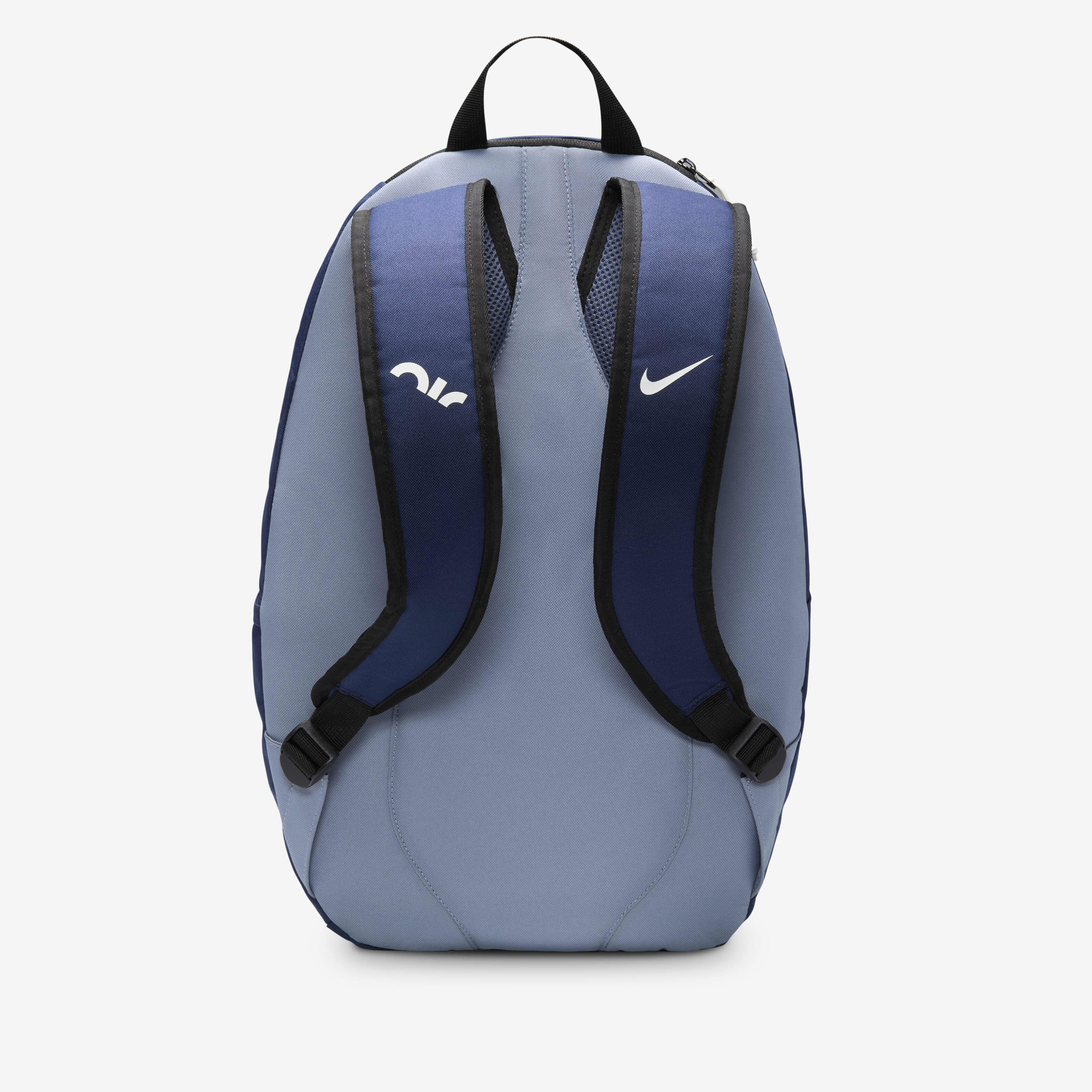 Nike air backpack black and blue clearance