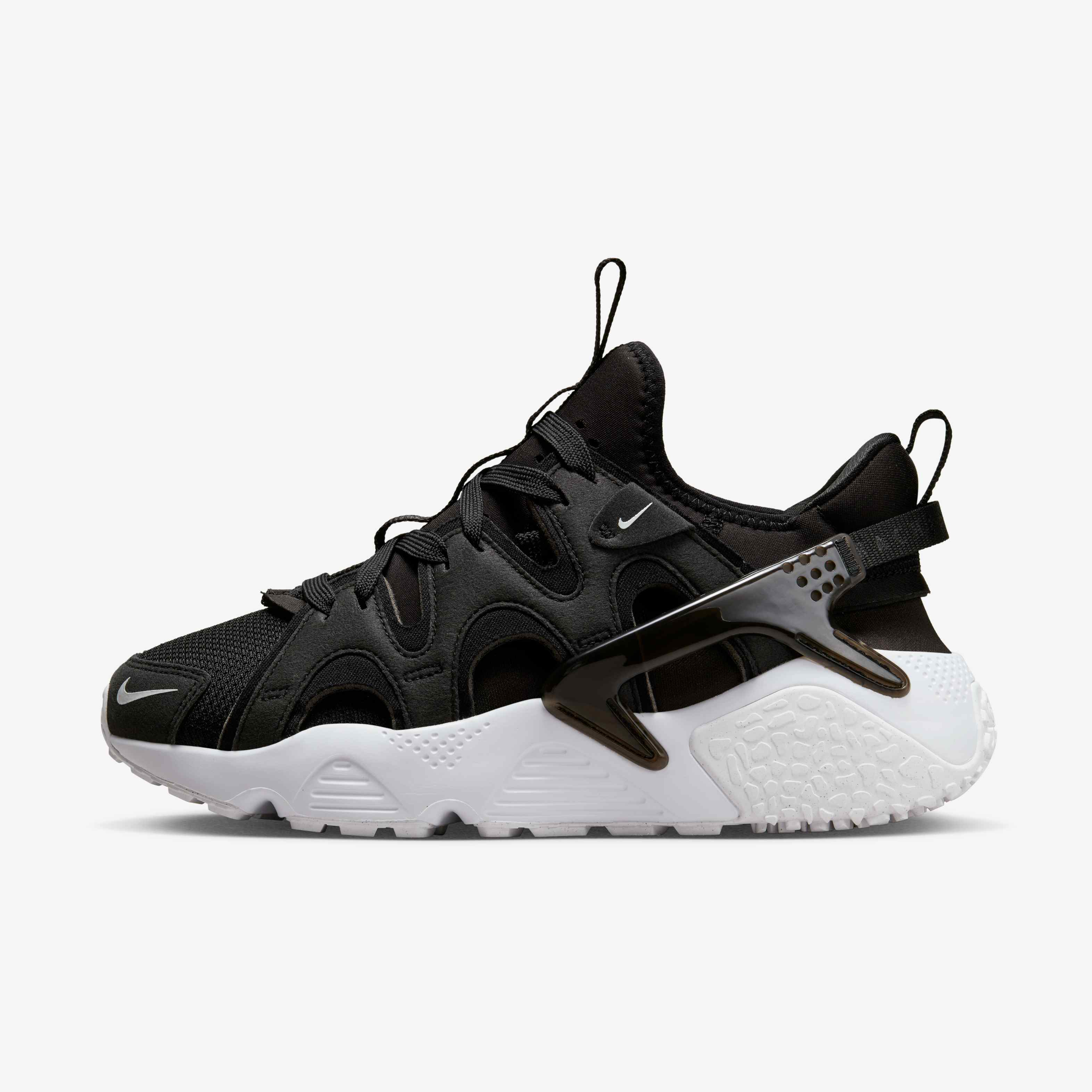 black white huaraches womens