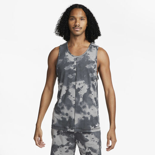 Men's Sleeveless Tank Tops-Nike, Nike Dri-FIT, Men's All-Over Print Sleeveless Yoga Top