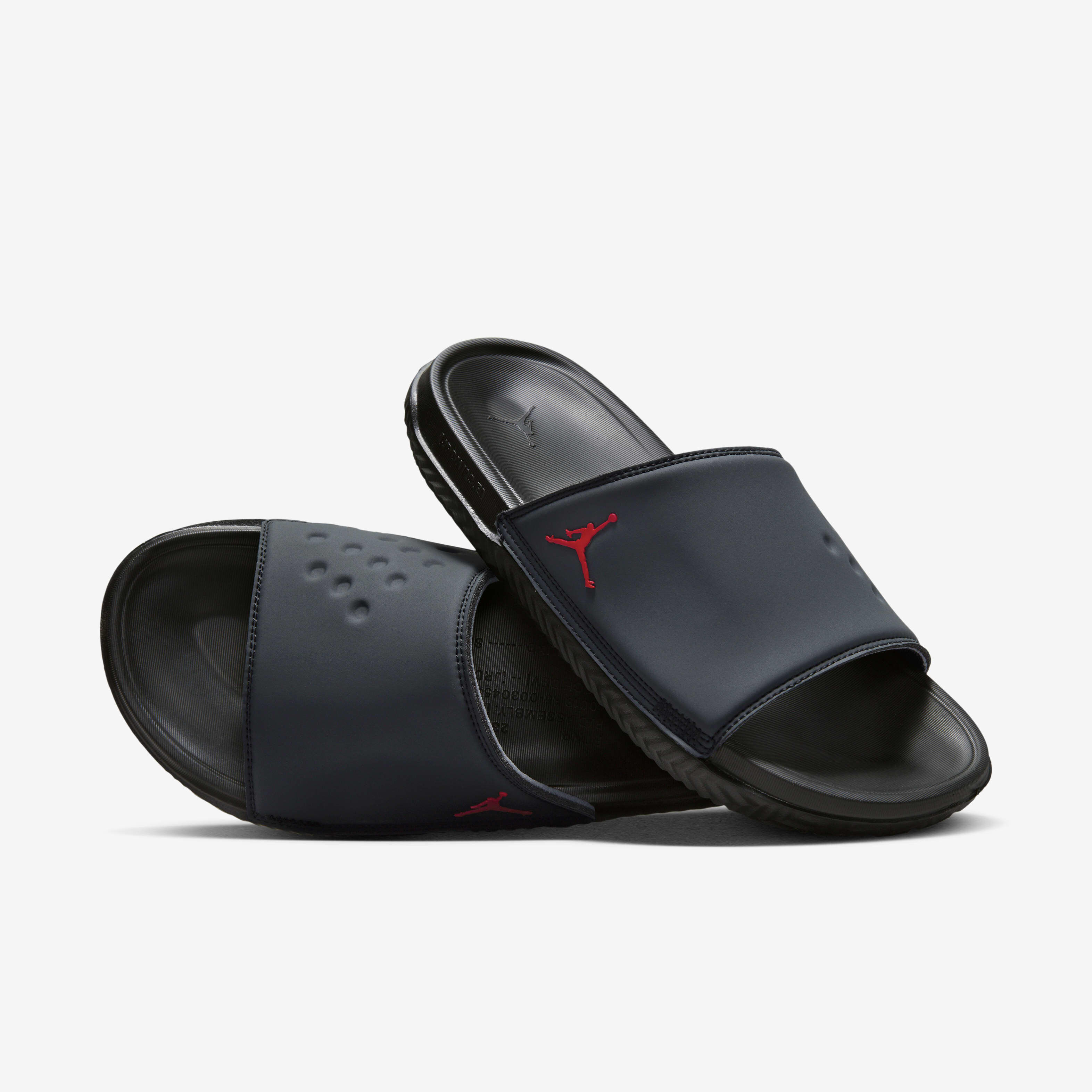 black mens jordan slides