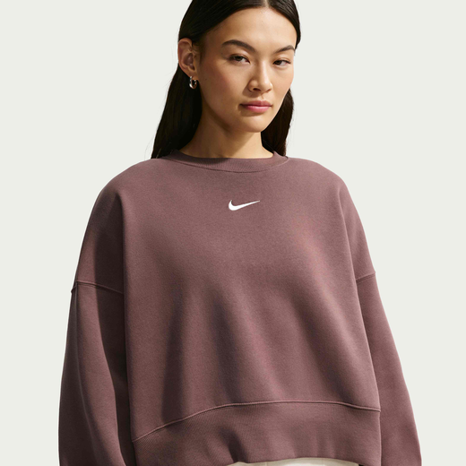 Hoodies & Sweatshirts-Nike, Nike Sportswear Phoenix Fleece, Women's Over-Oversized Crew-Neck Sweatshirt