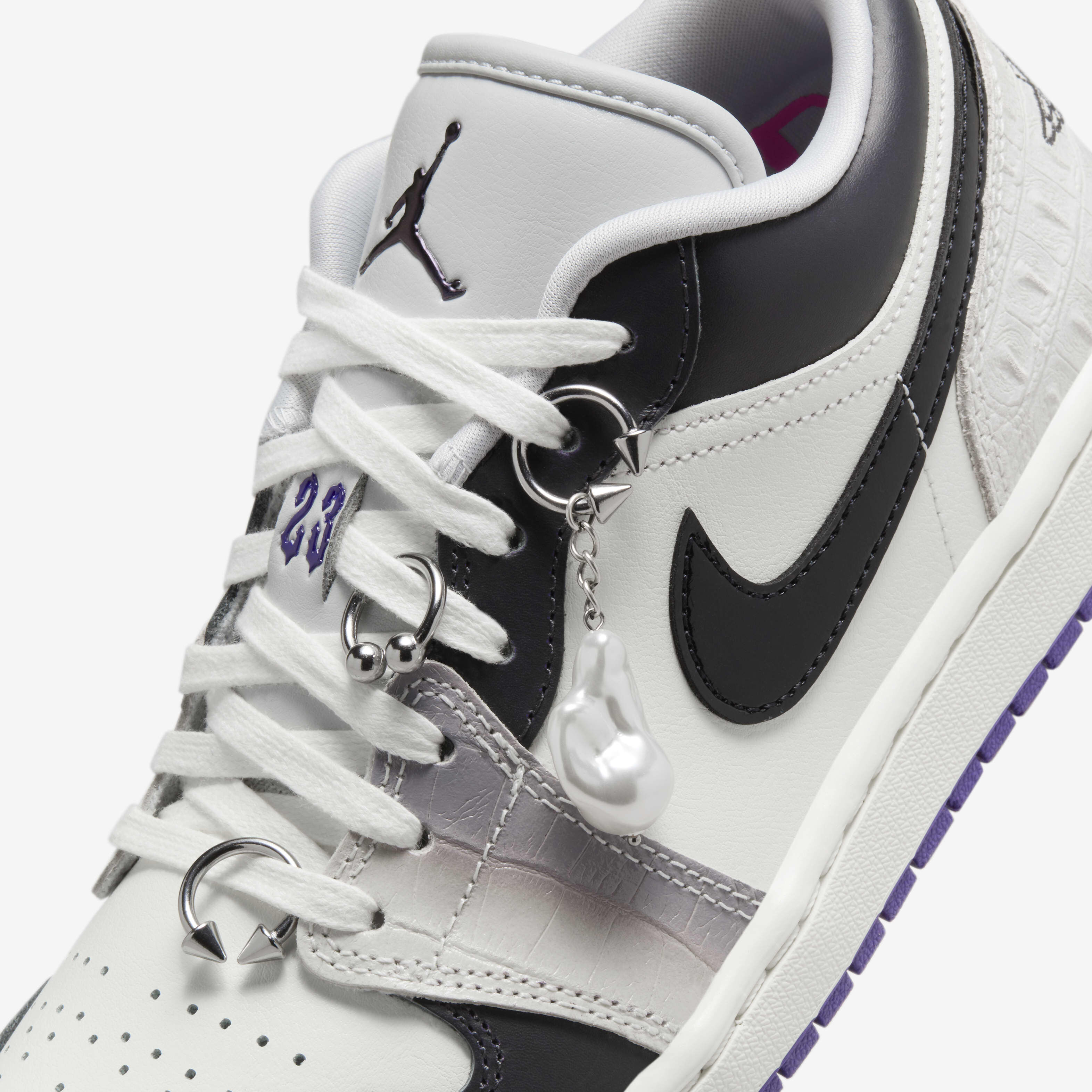 air jordan 1 low white sail black