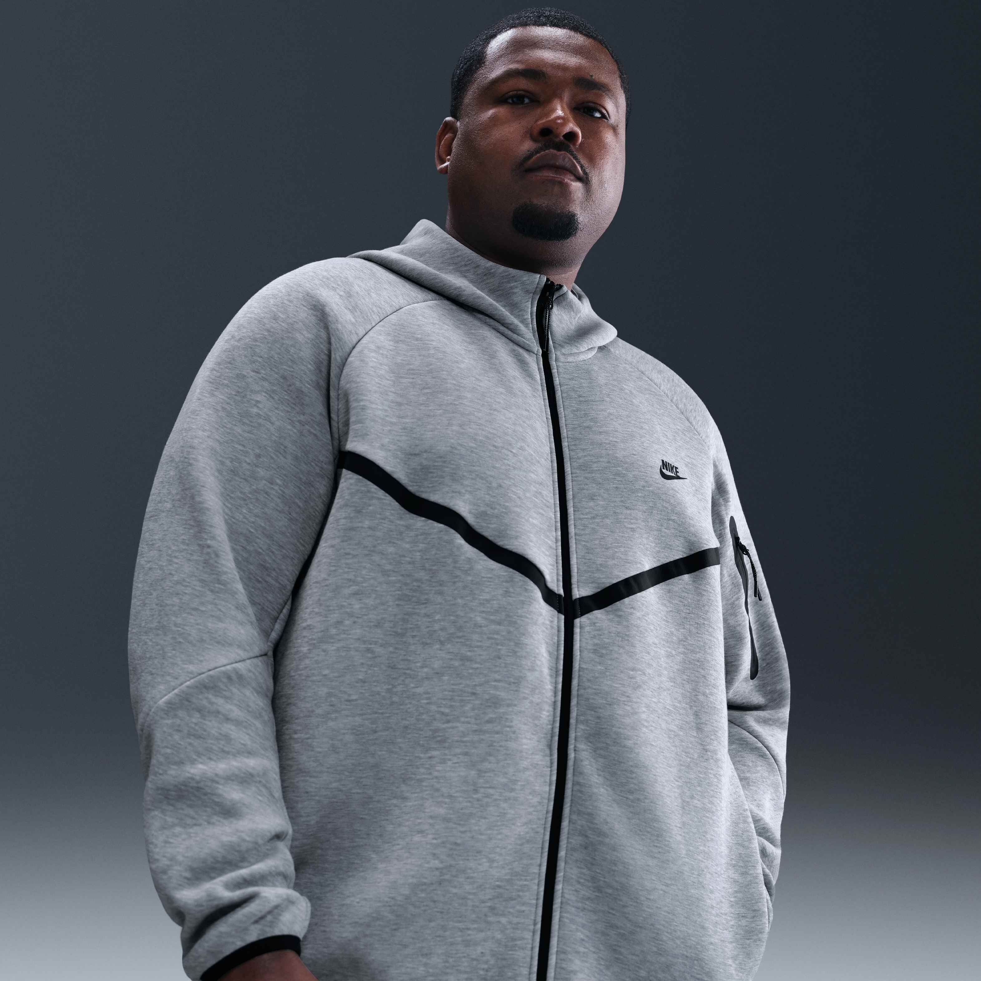 Buy Nike Tech Men's Fleece Windrunner Full-Zip Jacket - Dark