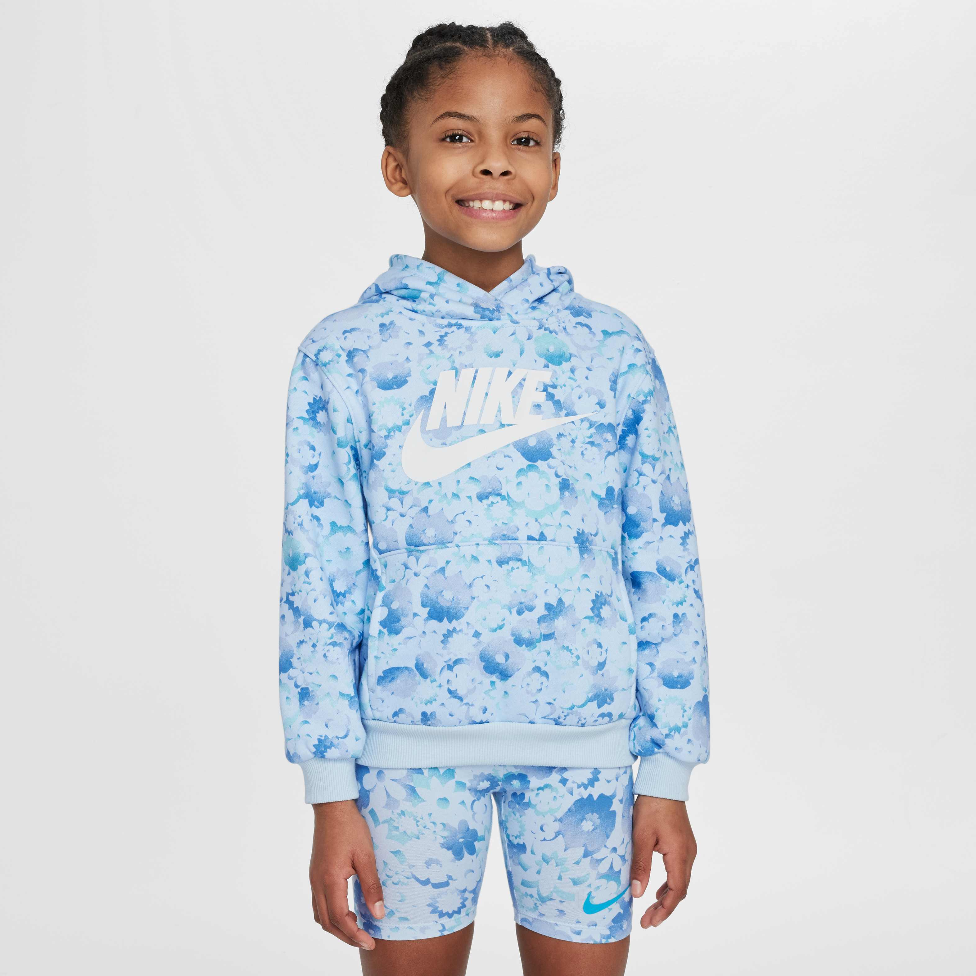 nike printed pullover hoodie