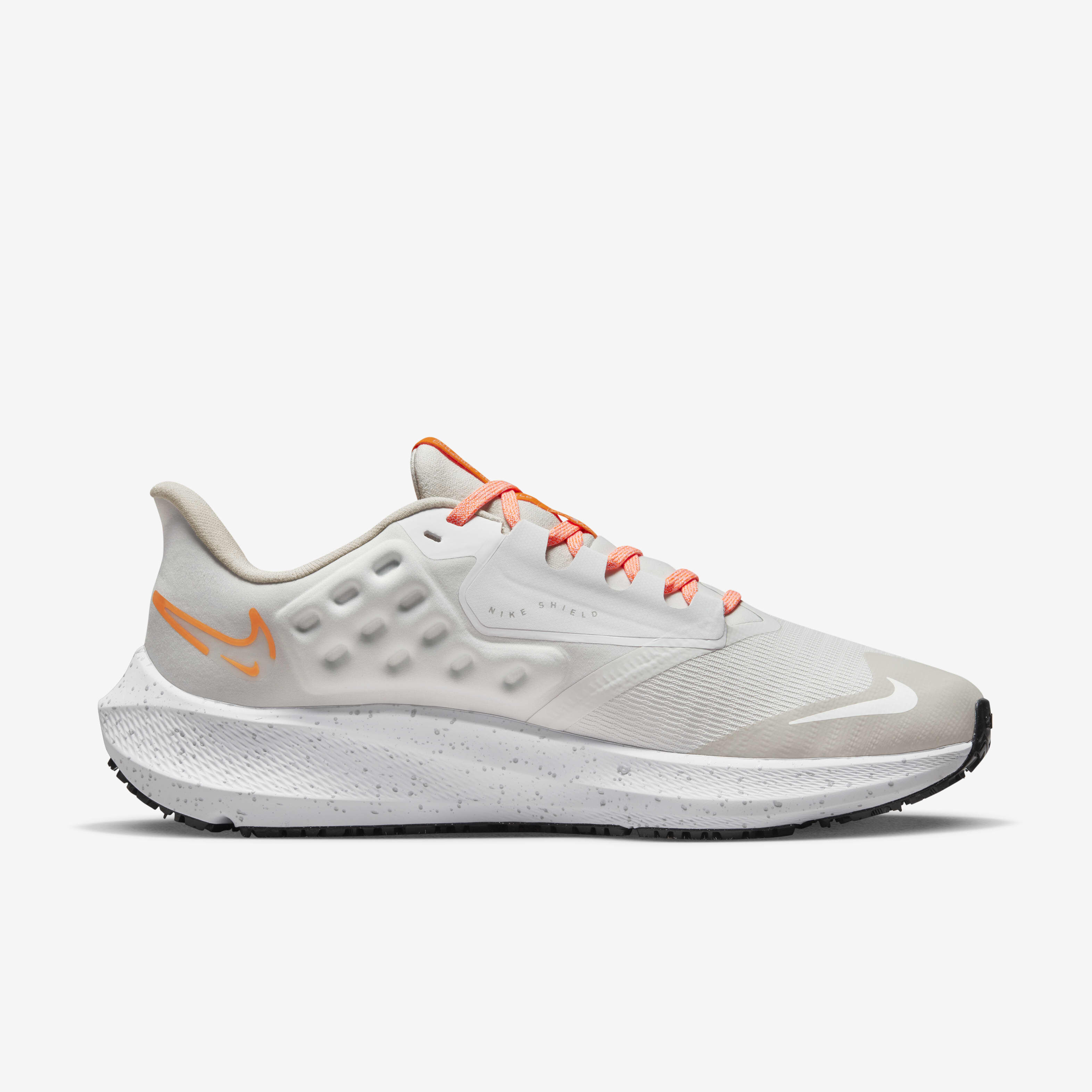 Buy Nike Pegasus 39 Shield Women s Weatherised Road Running Shoes Photon Dust Light Iron Ore White Total Orange Nike Kuwait Official