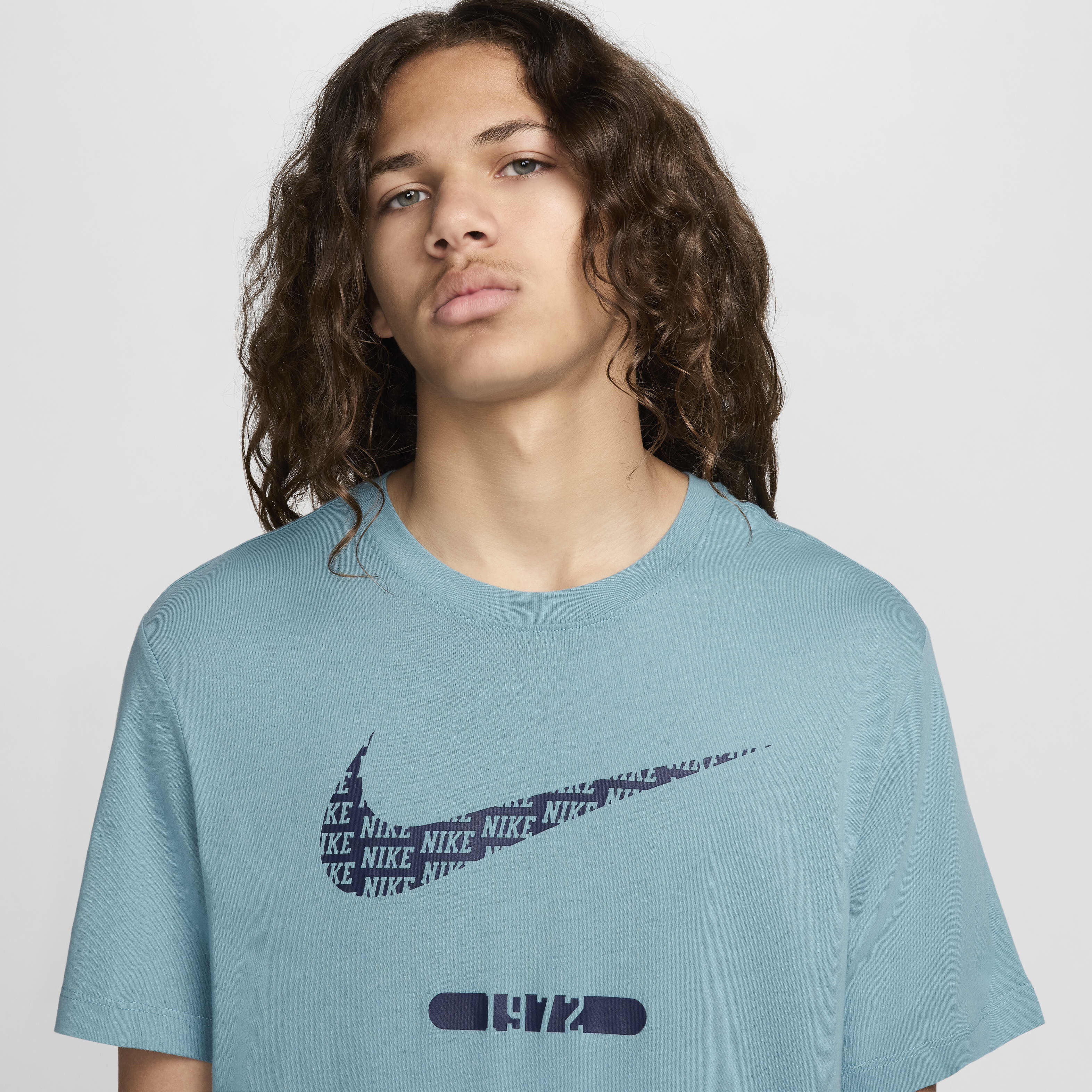 ★Nike★ Sportswear T-shirt M Denim Turquoise HJ0733464 HJ07 Buy Nike Sportswear Men's T-Shirt - Denim Turquoise | Nike