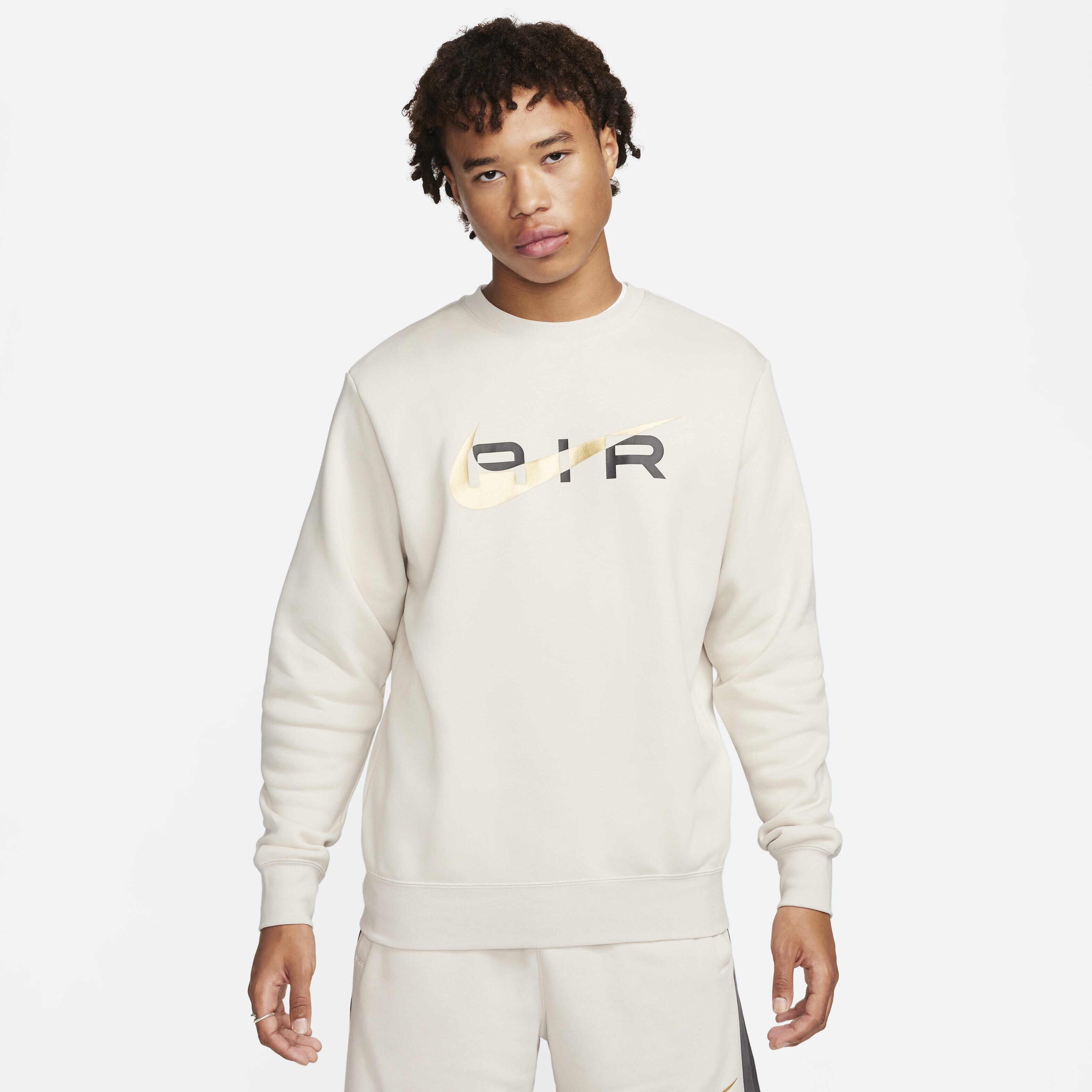 Nike air fleece crew sweater hot sale
