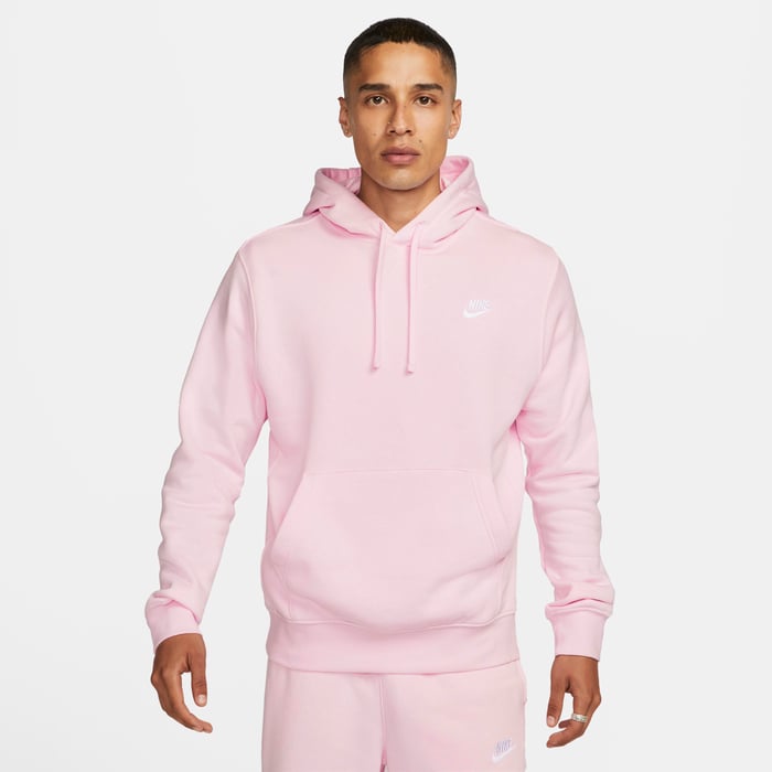 Buy Nike Sportswear Club Fleece Pullover Hoodie Pink Foam/Pink