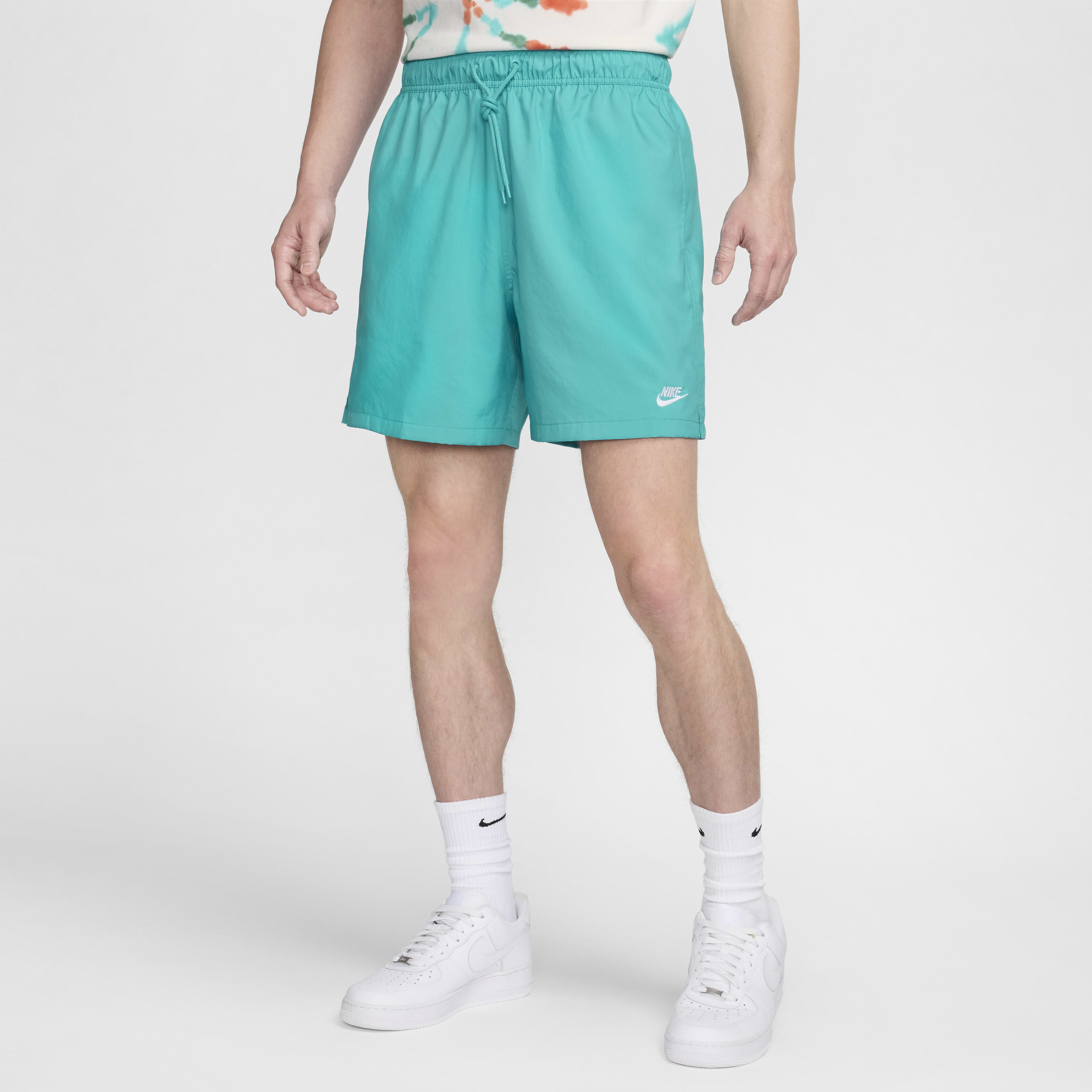 nike woven shorts dusty green
