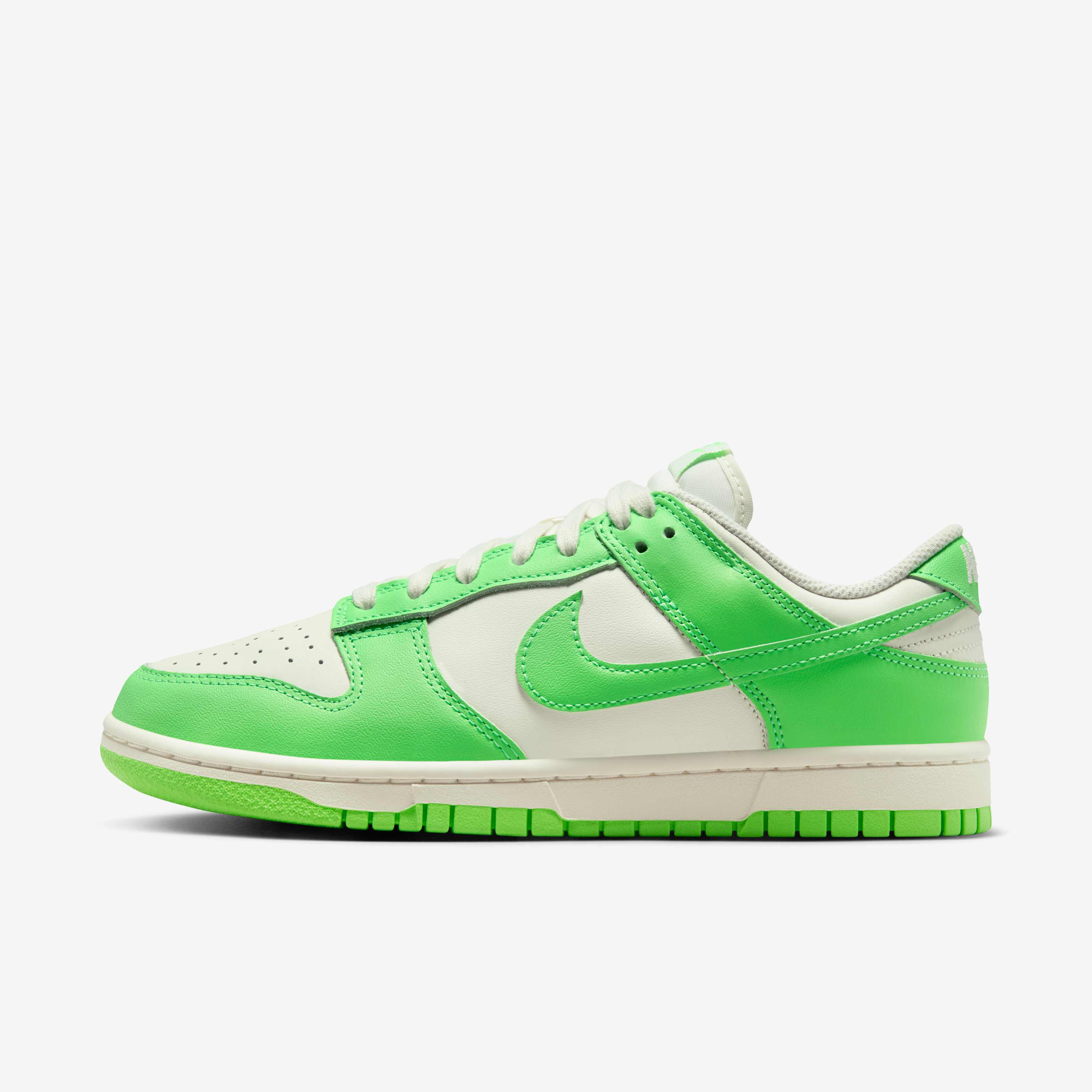 Buy Nike Dunk Low Women's Shoes Sail/Green Strike Nike Kuwait