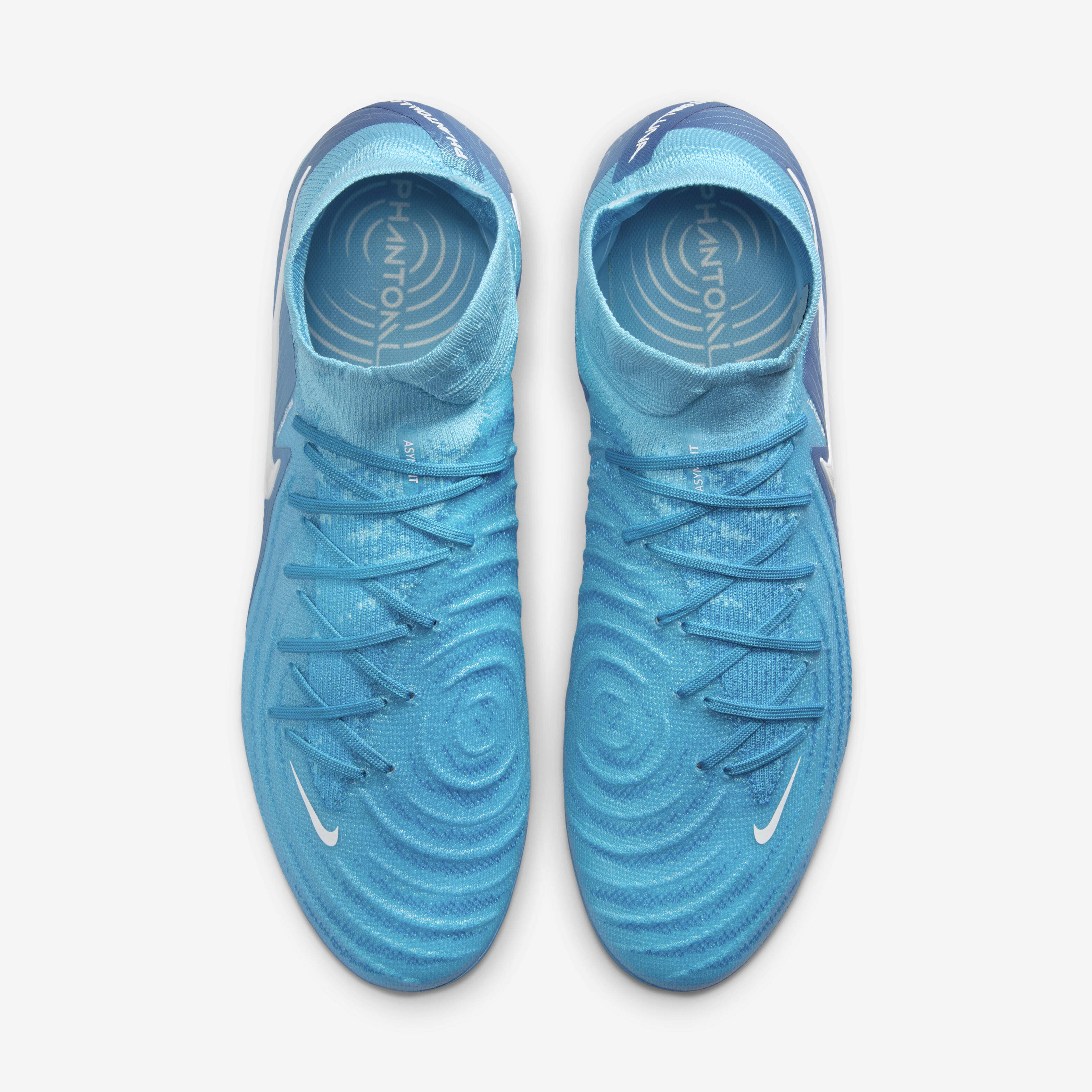 Buy Nike Phantom Luna 2 Elite FG High Top Football Boot Blue Fury White Nike Kuwait Official