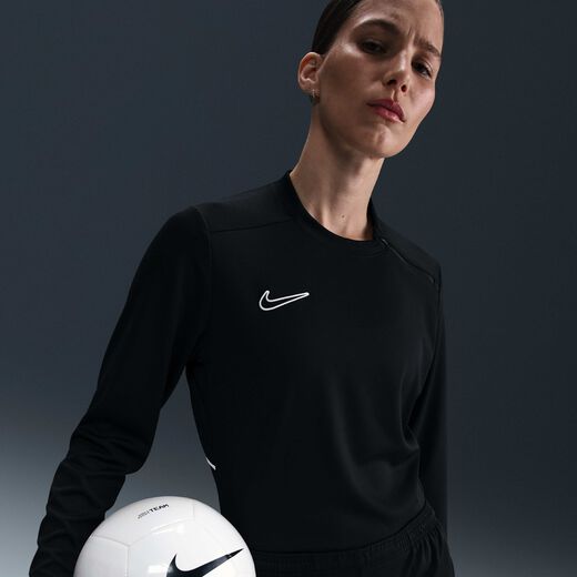 Women's Tops & T-Shirts Sale-Nike, Nike Academy, Women's Dri-FIT Crew-Neck Long-Sleeve Football Top